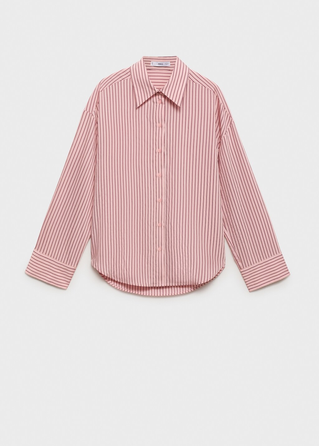 Oversize striped shirt - Women | MANGO USA