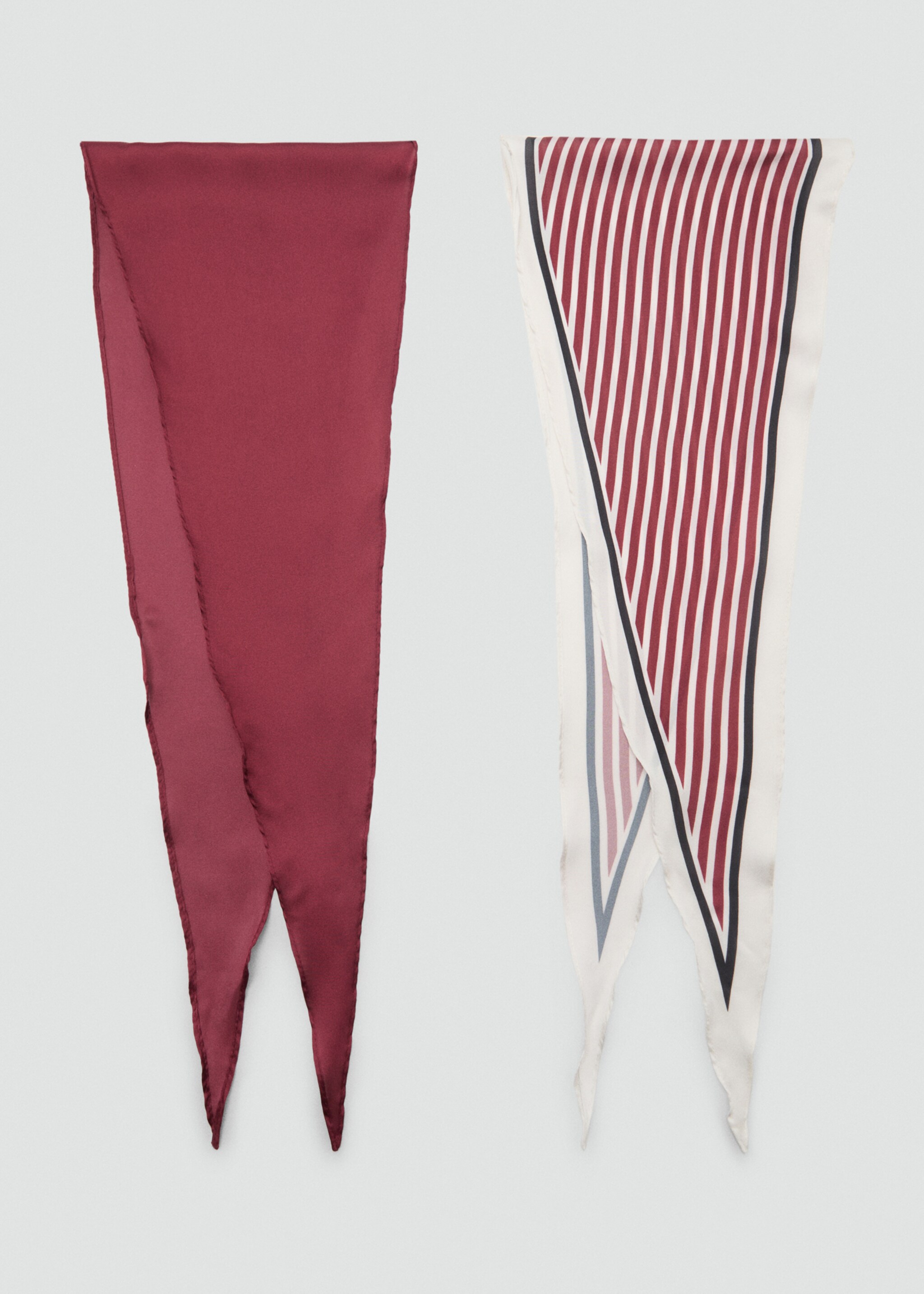 Conjunto de 2 lenços combinados - Artigo sem modelo