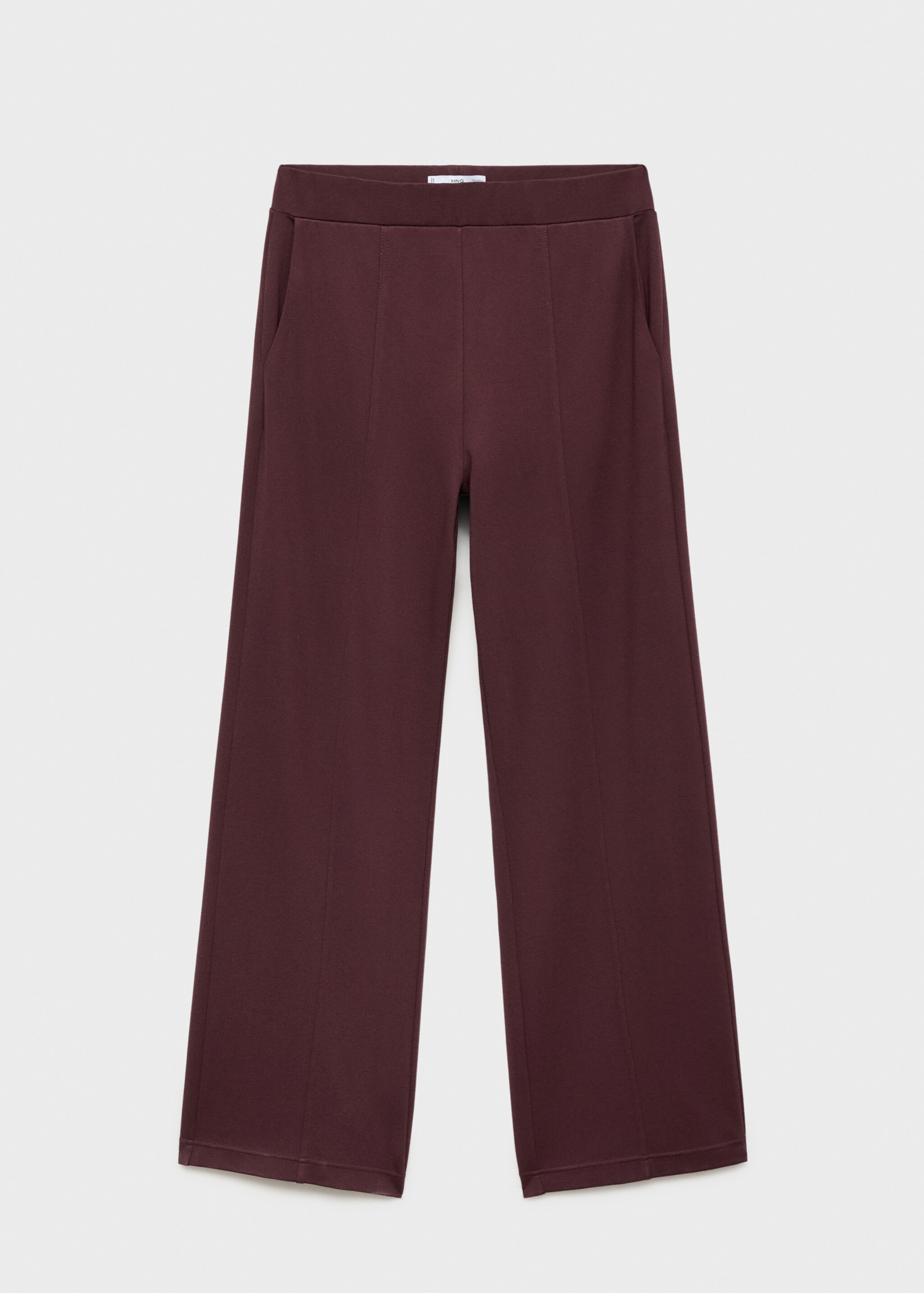 Pantalón jogger cintura elástica - Artículo sin modelo, Burdeos. Ref: 17024098-00.