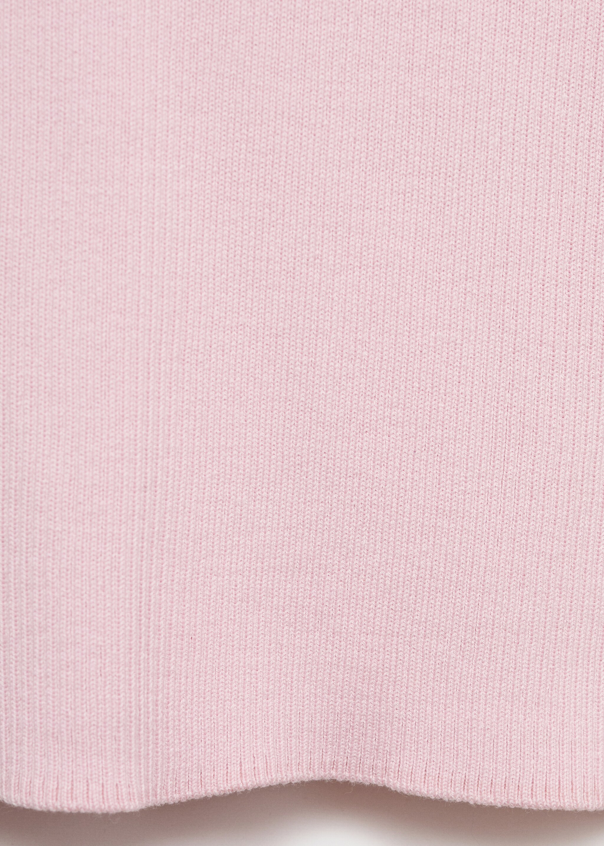 Pull-over maille côtelée manches courtes - Détail de l'article 0