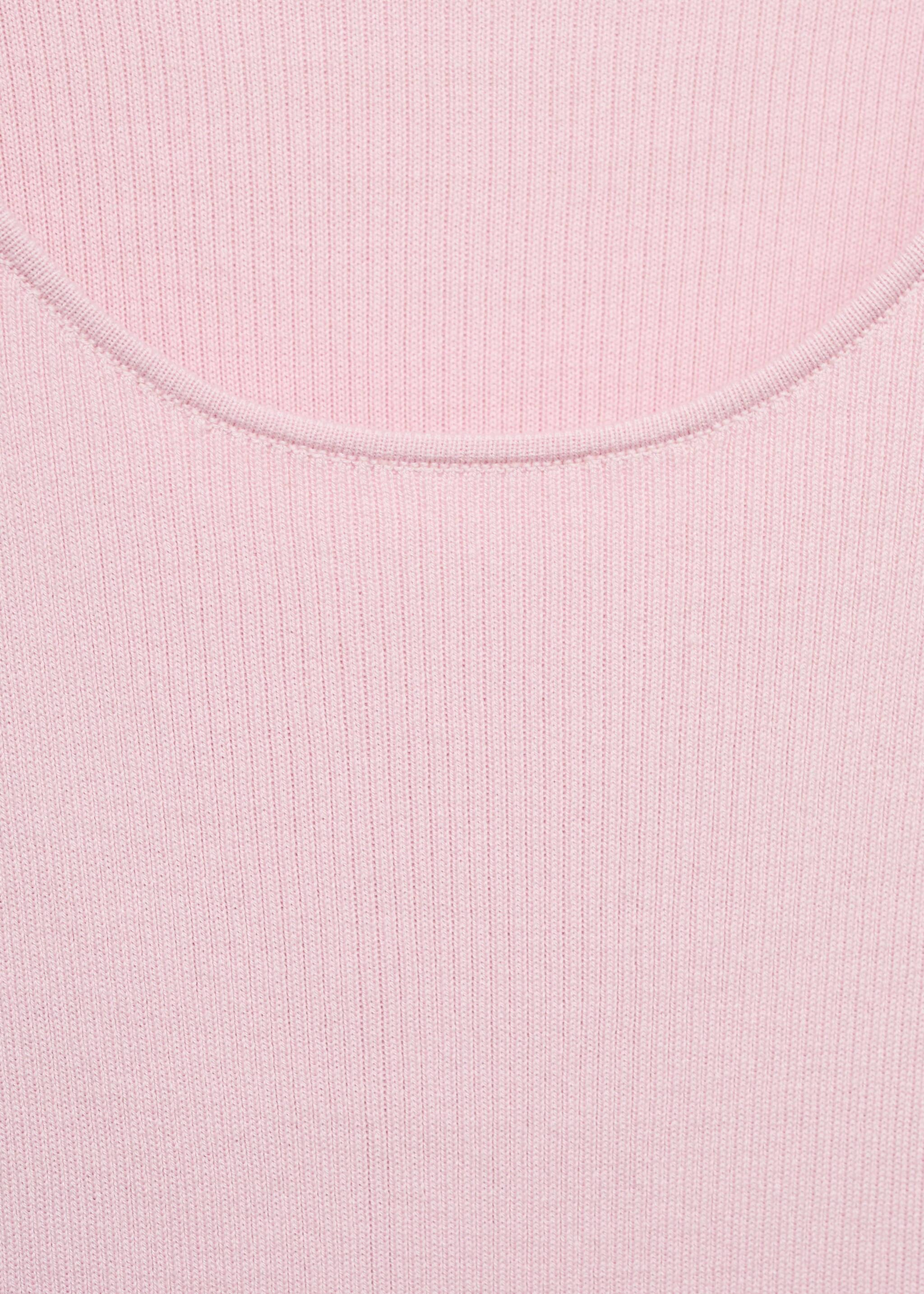 Pull-over maille côtelée manches courtes - Détail de l'article 8