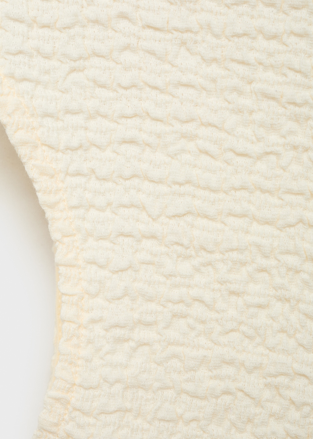 Mango Textured cotton top