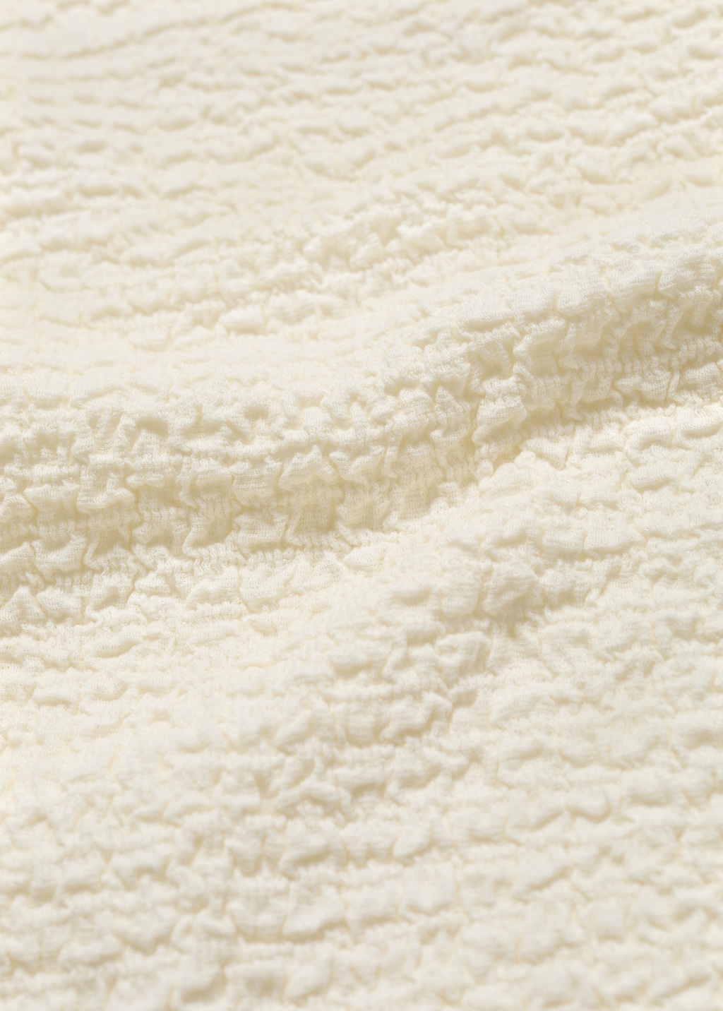 Mango Textured cotton top