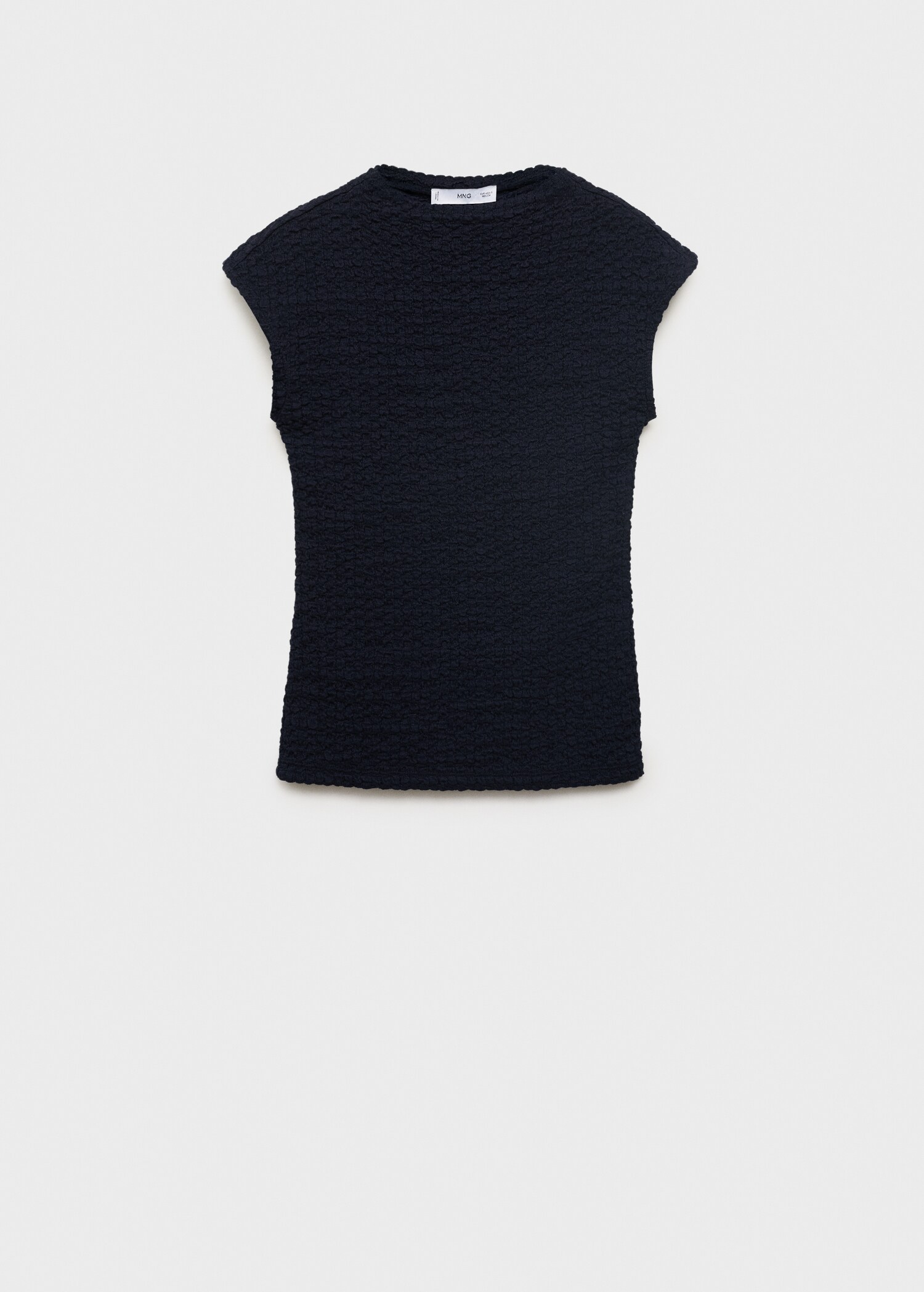 Textured cotton top - Article without model