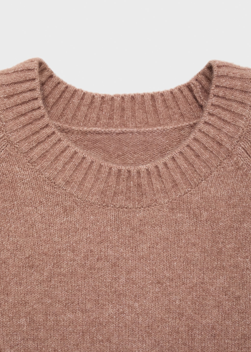 Mango Round-neck knitted sweater