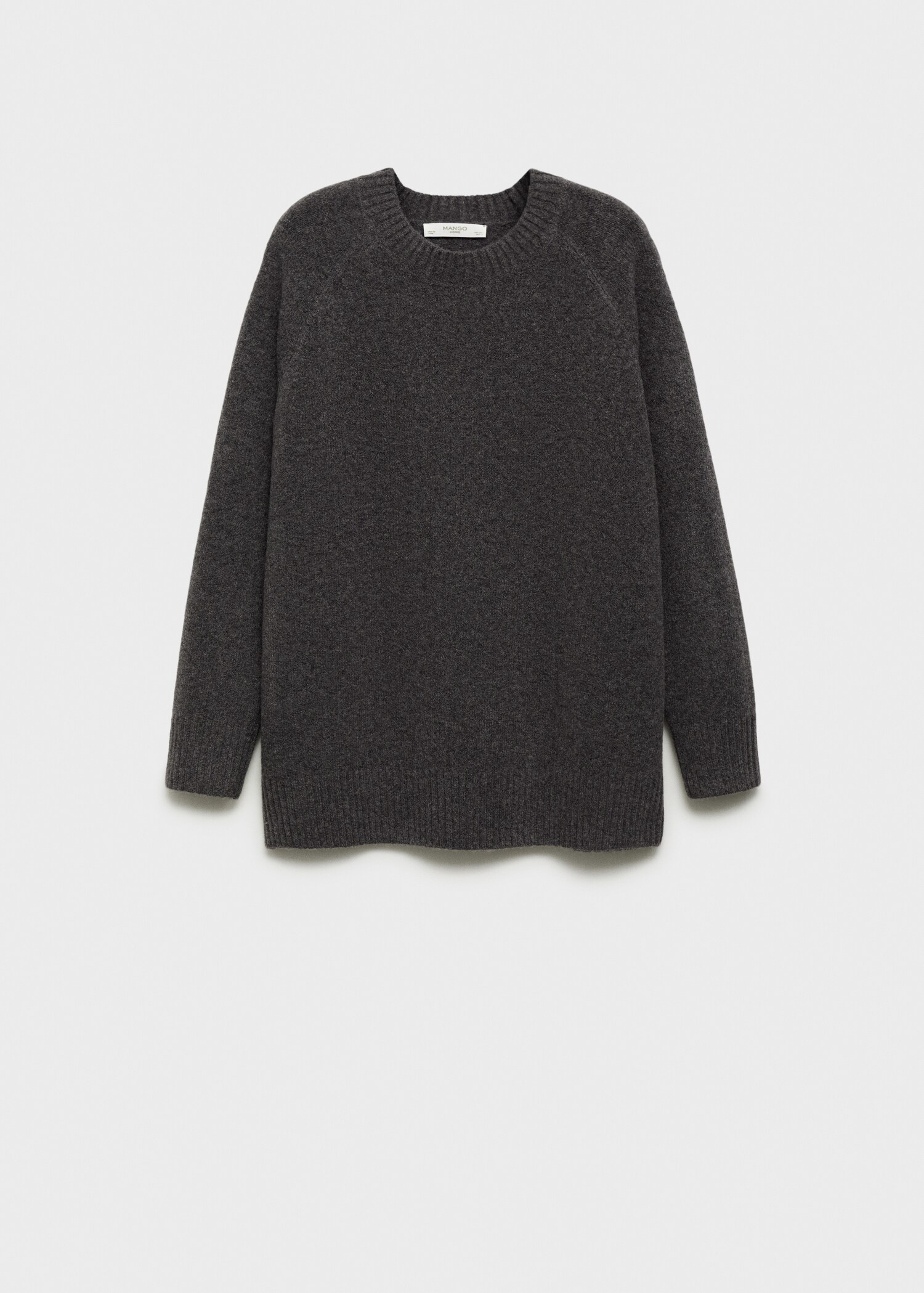 Round-neck knitted sweater - Article without model