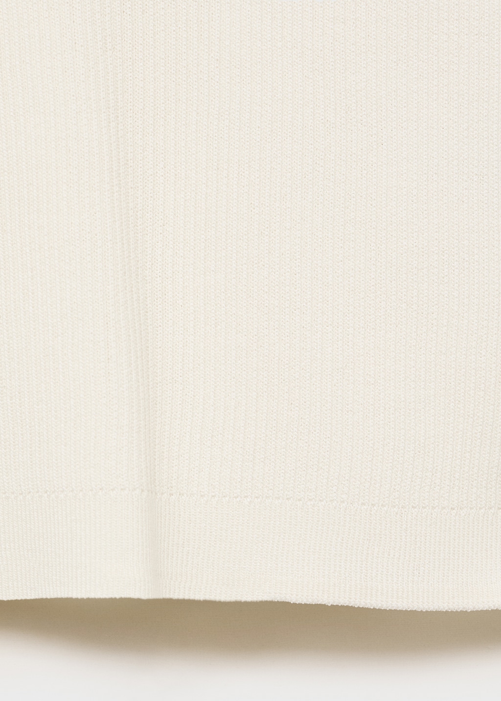 Short-sleeved polo-neck sweater