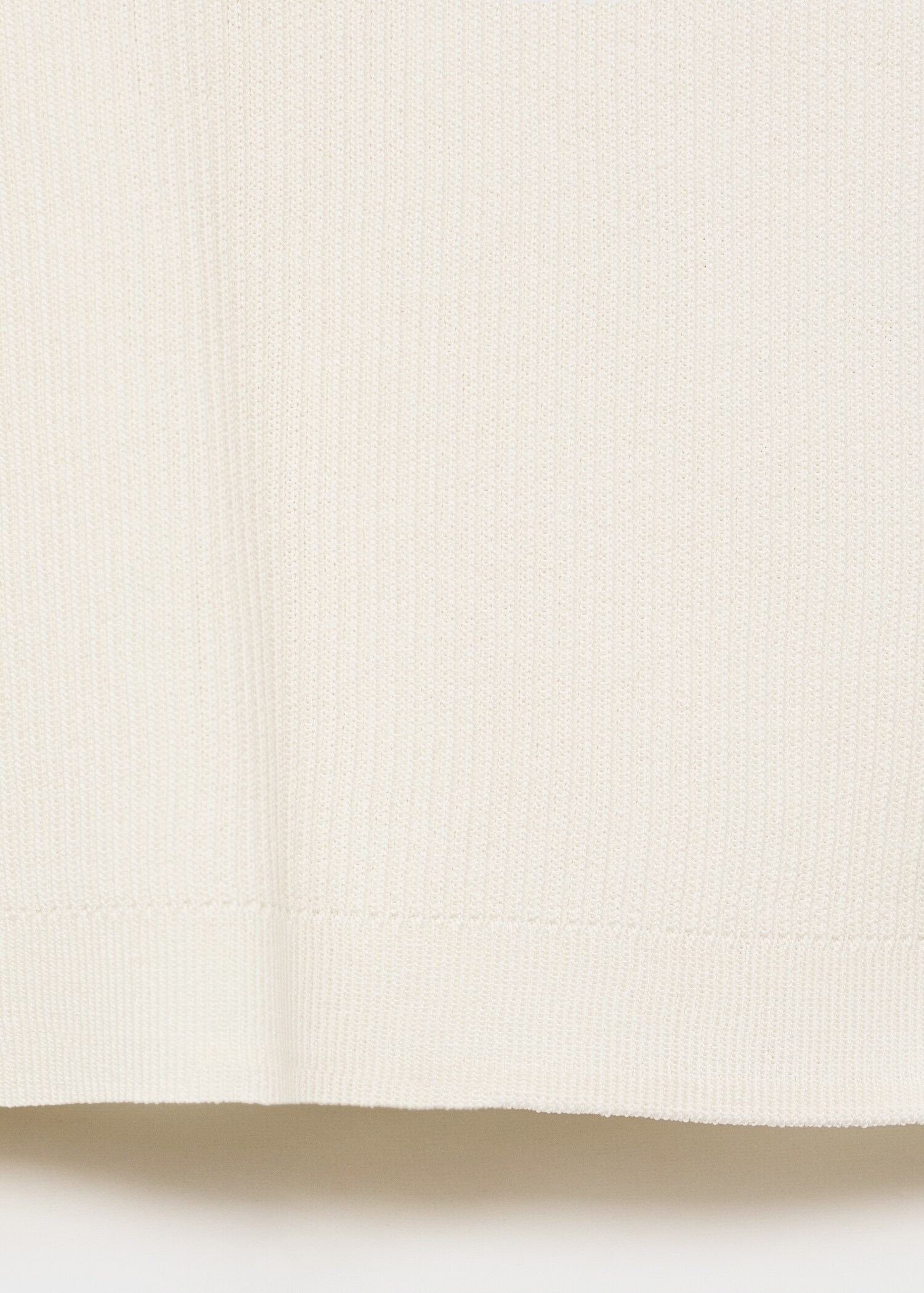 Short-sleeved polo-neck sweater - Details of the article 0