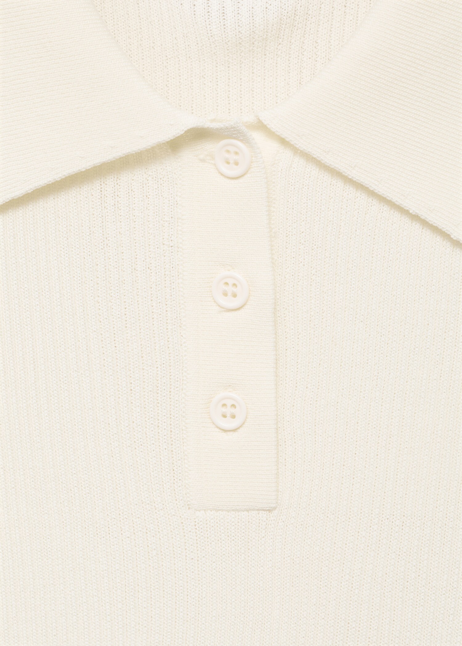 Short-sleeved polo-neck sweater - Details of the article 8