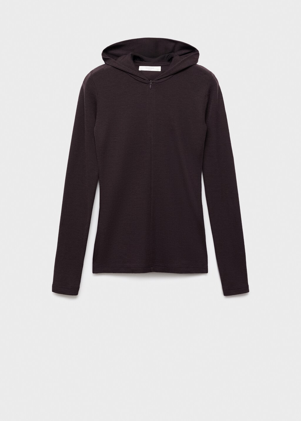 Wool hooded t-shirt - image 5