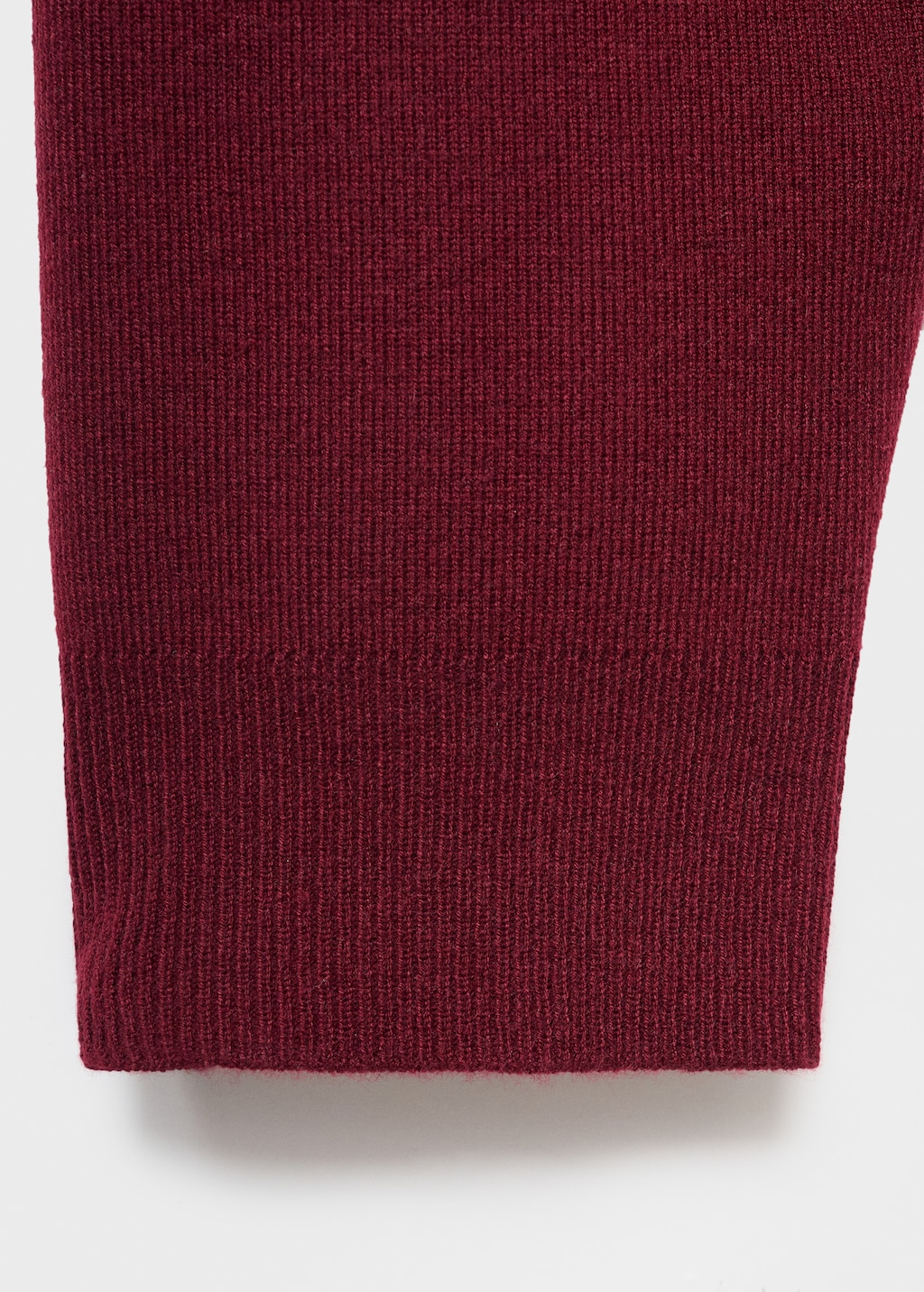 Ruched turtleneck sweater