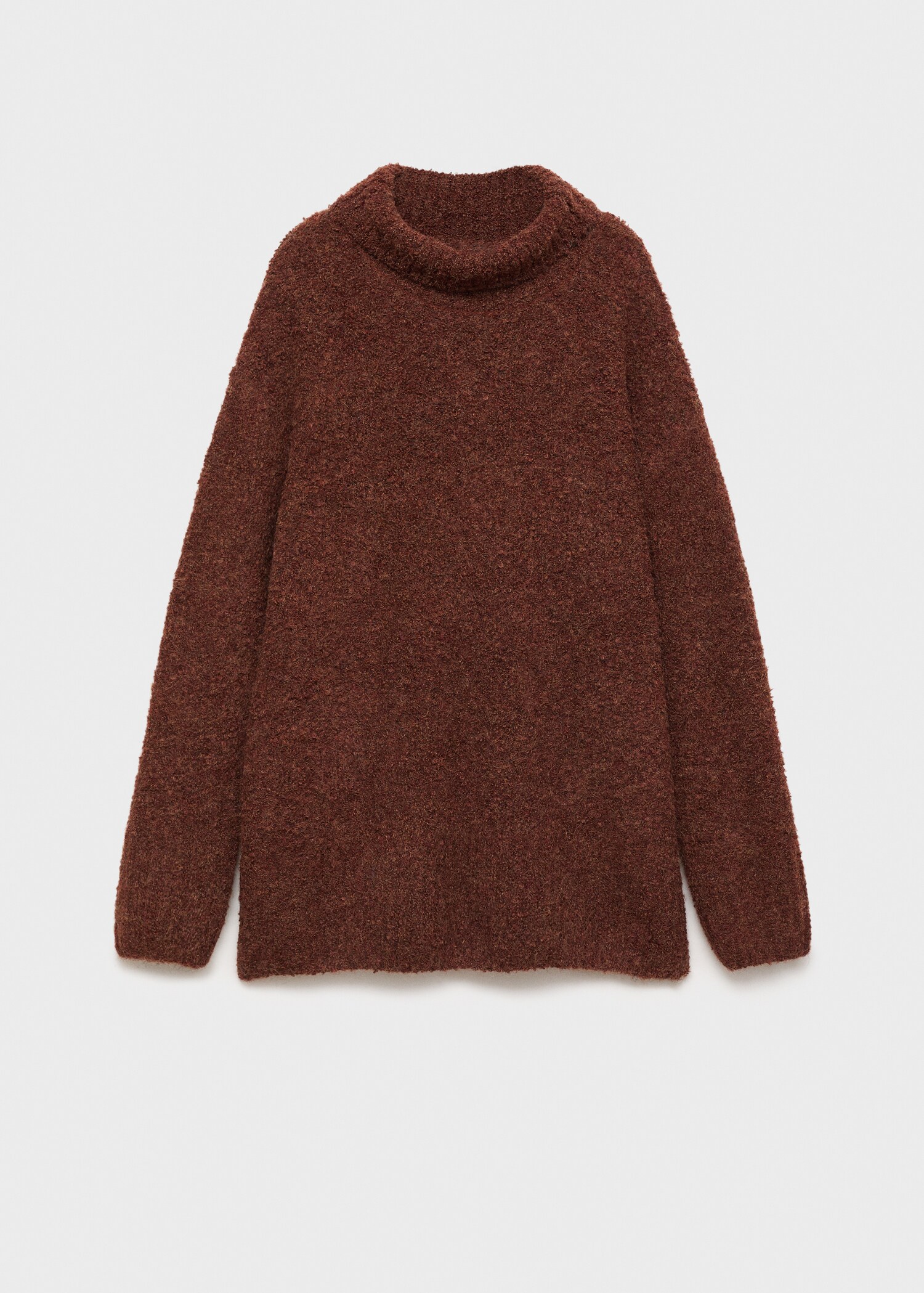 Jersey bouclé cuello alto - Artículo sin modelo