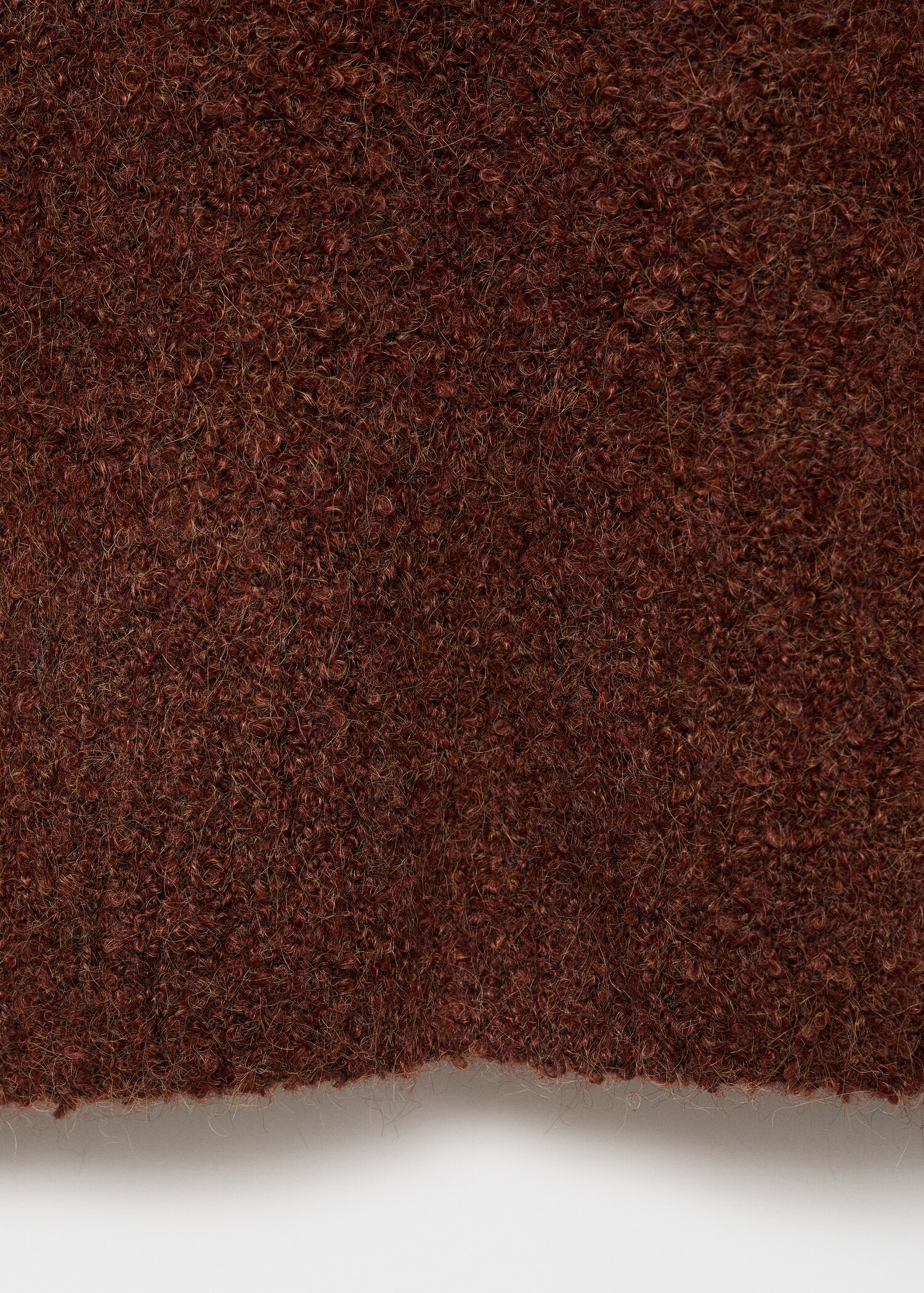 Jersey bouclé cuello alto - Detalle del artículo 0
