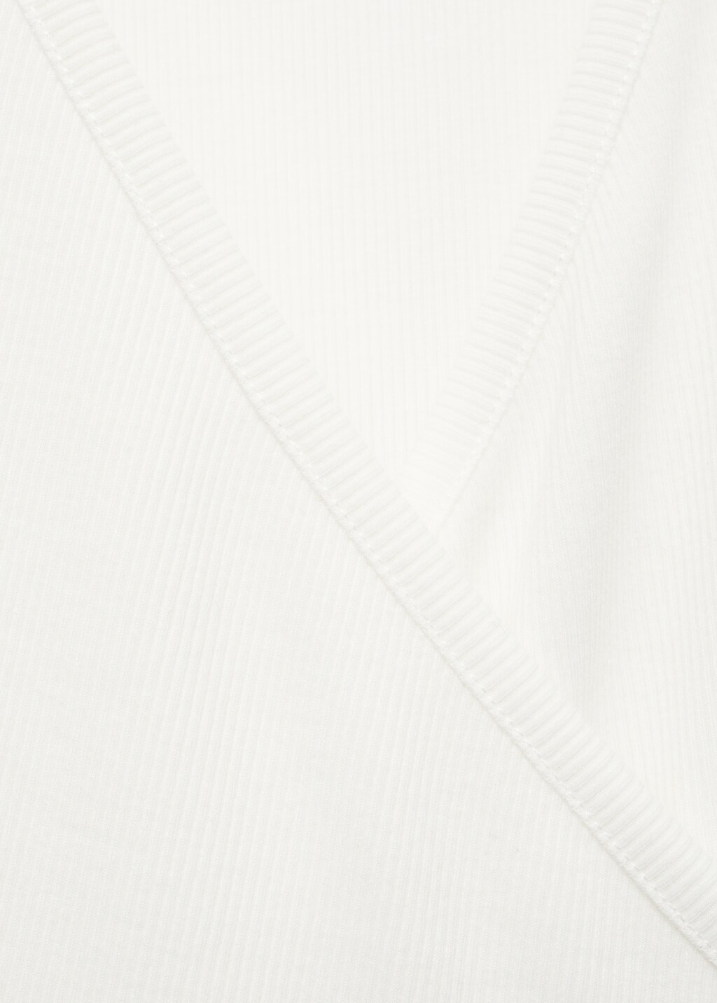 Rib-knit cardigan with tie