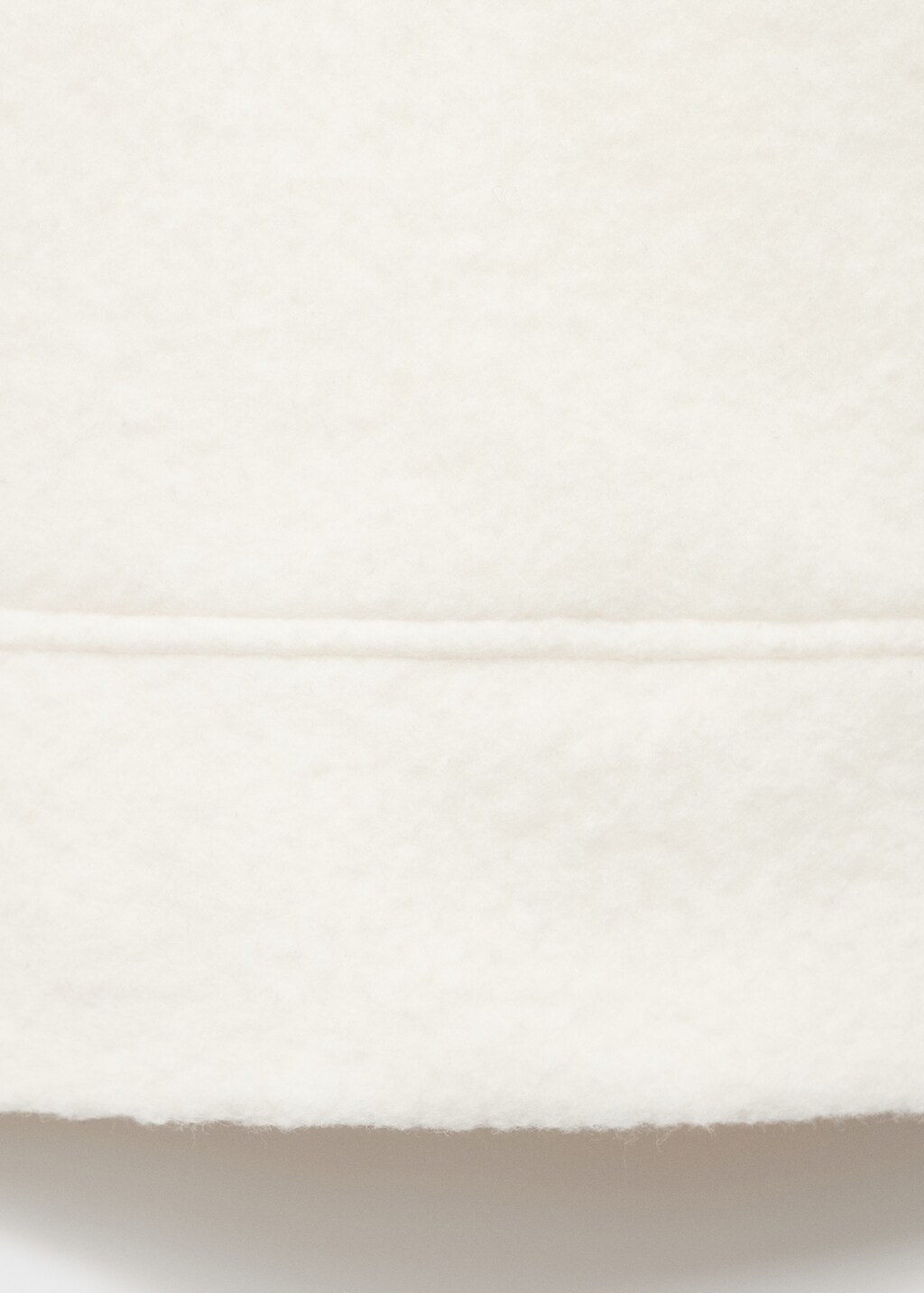 Cotton and wool cardigan with button fasteners