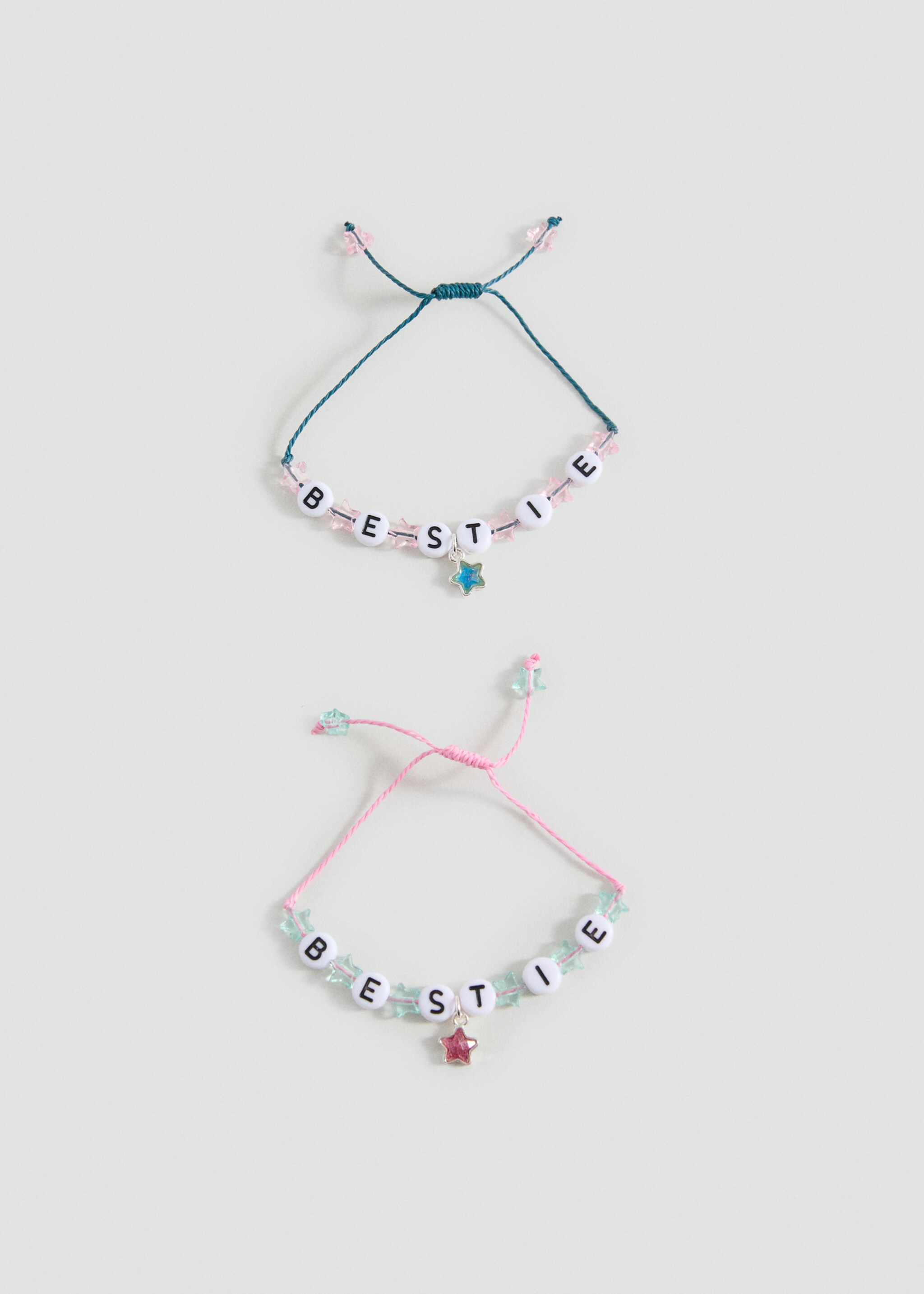 Set 2 armband Best Friends - Artikel utan modell, Rosa. Ref: 17024117-00.