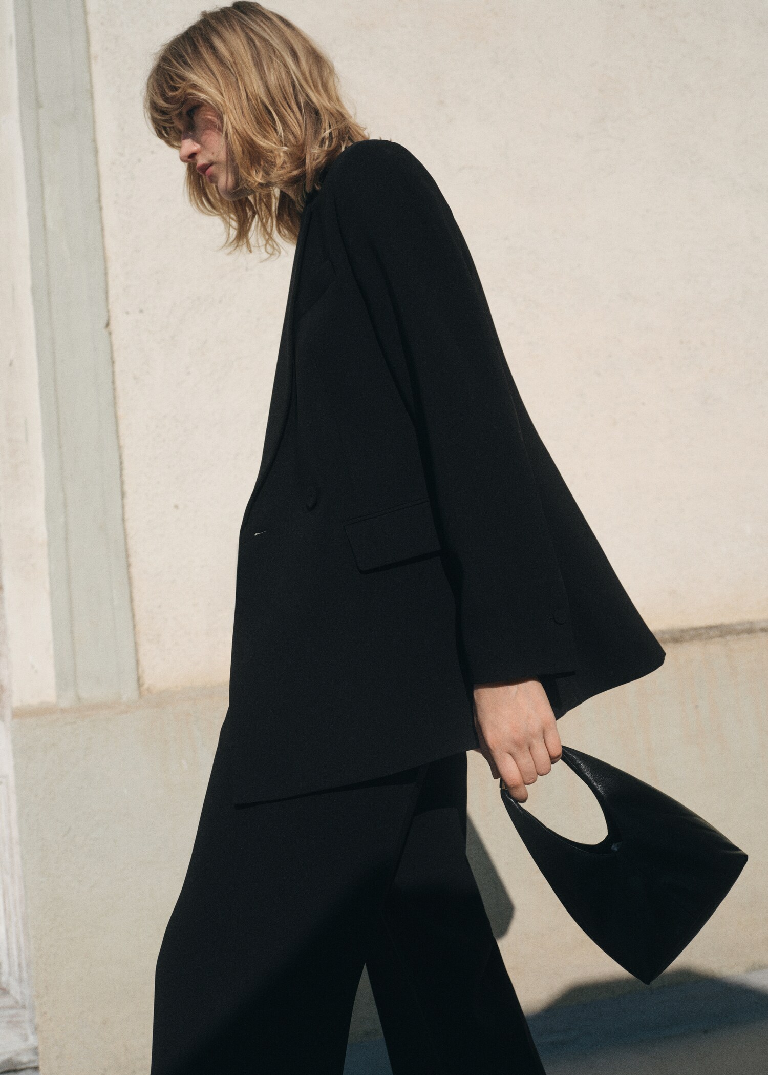Straight mid-rise suit trousers - Details of the article 6