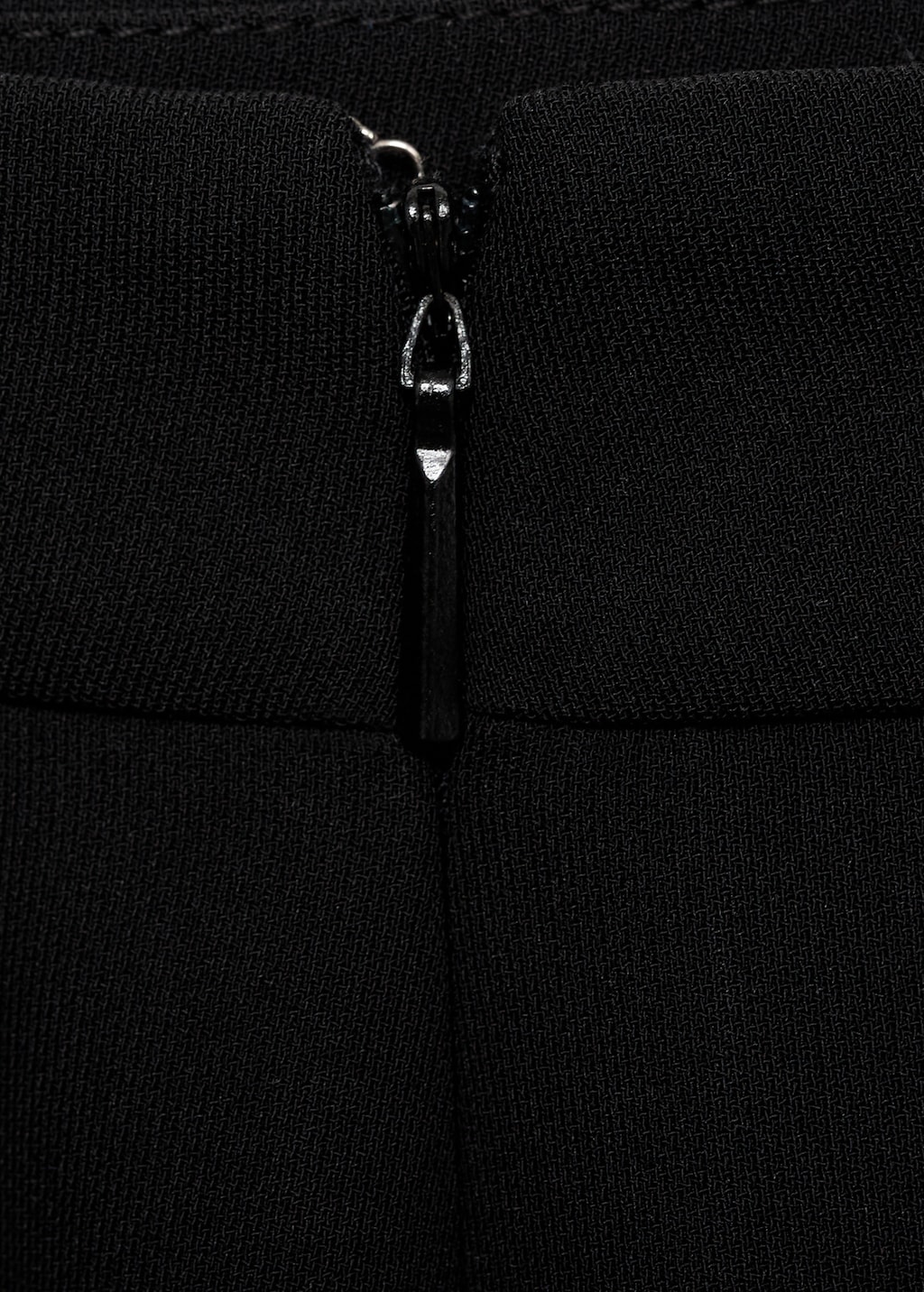 Straight mid-rise suit pants