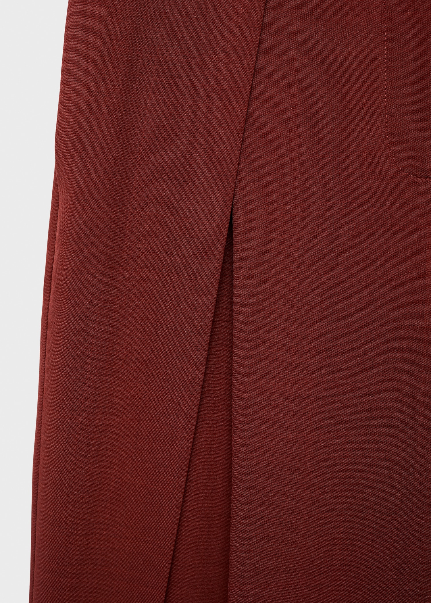 Wide-leg pleated suit pants - Details of the article 8