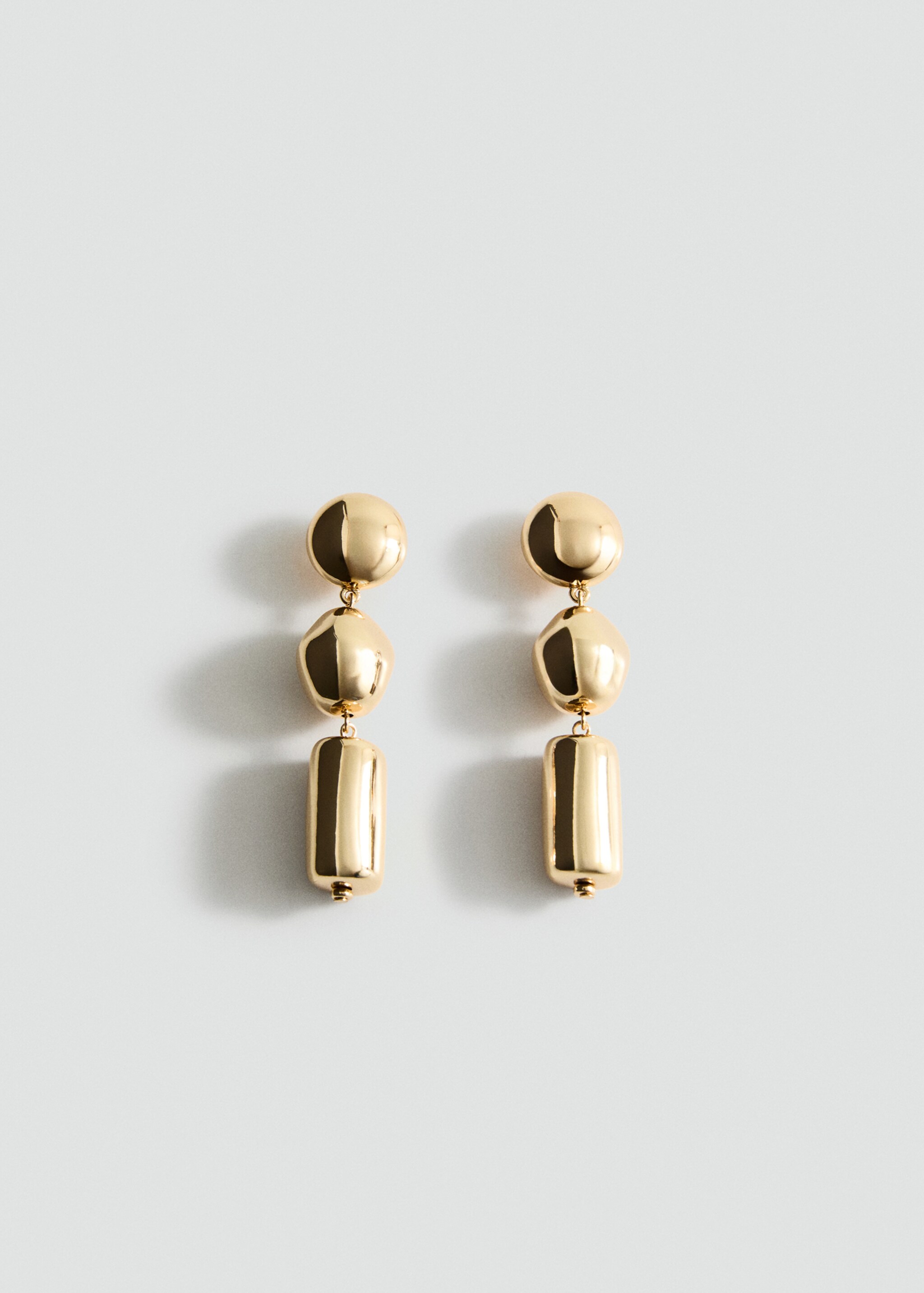 Pendientes colgantes metálicos - Artículo sin modelo