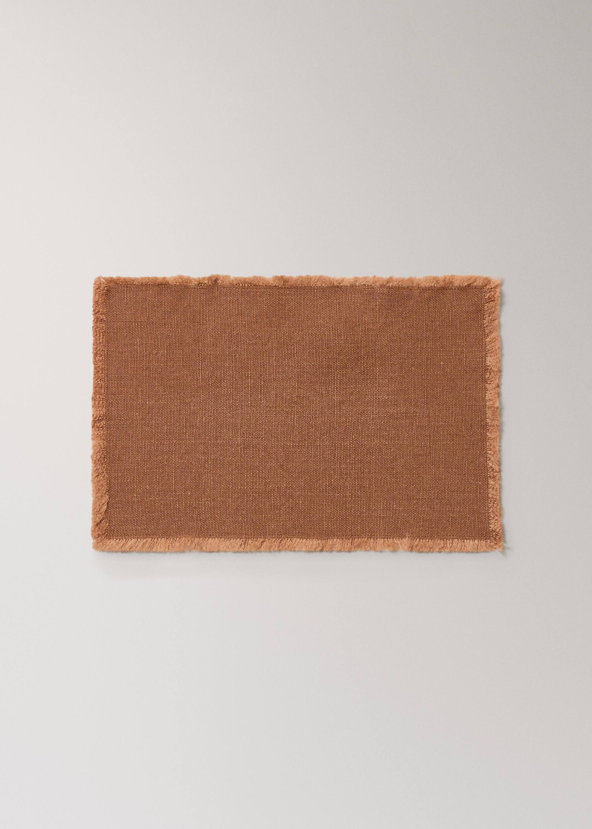 Jute placemat - Artigo sem modelo, Castanho-médio. Ref: 17024131-00.