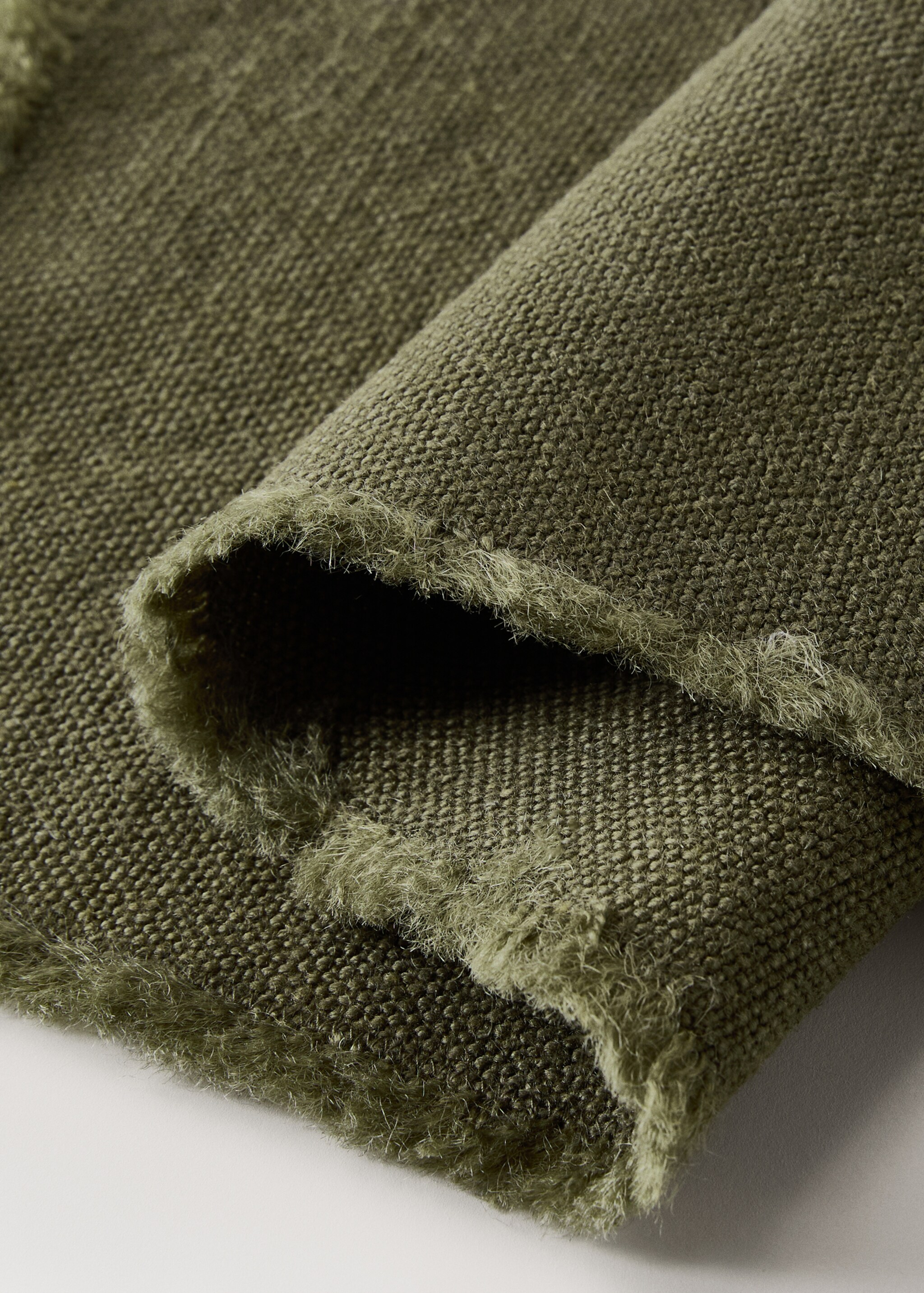Jute placemat - Pormenor do artigo 1, Verde-médio. Ref: 17024131-00.