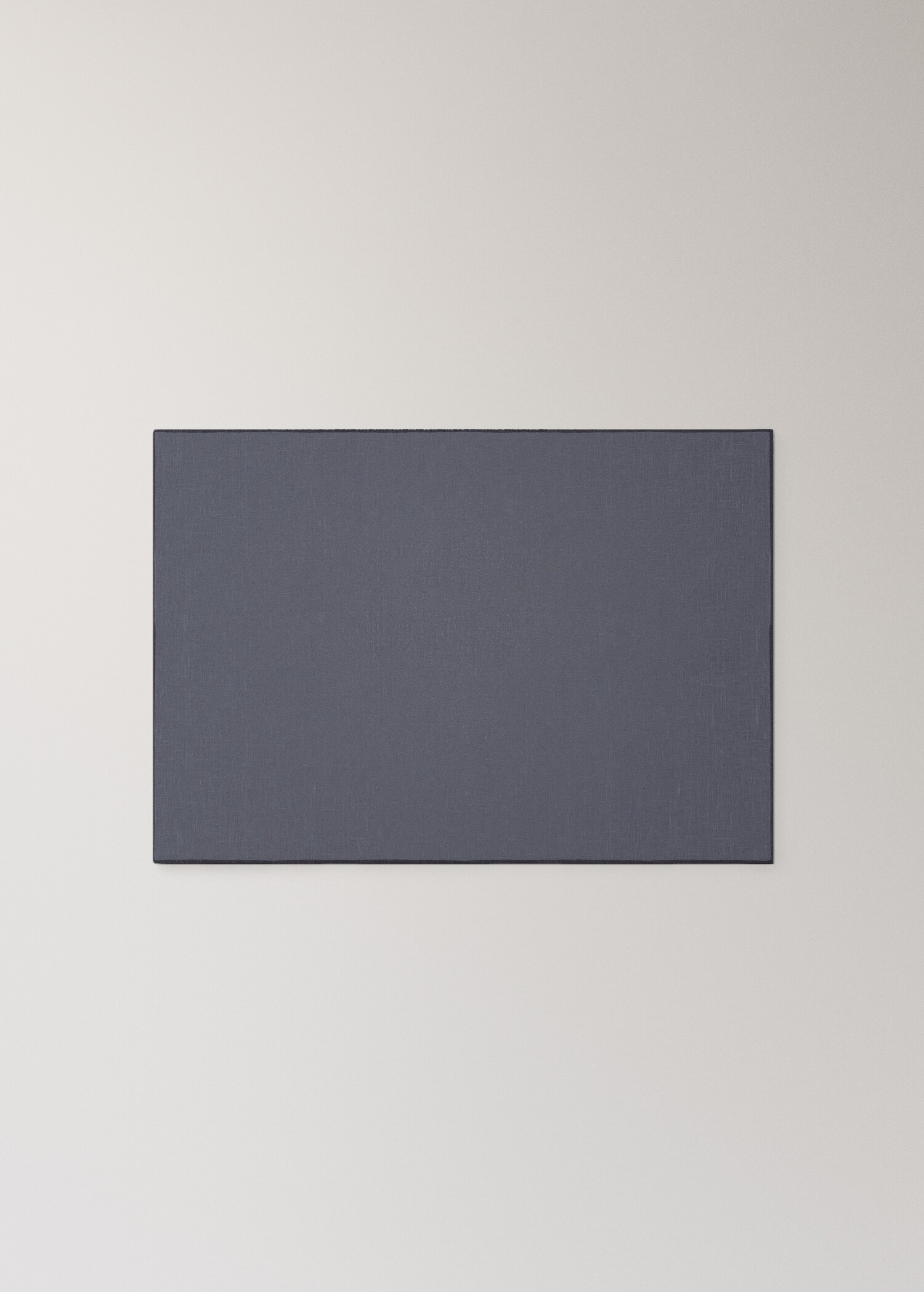 Linen overlock contrast resinated placemat - Article without model
