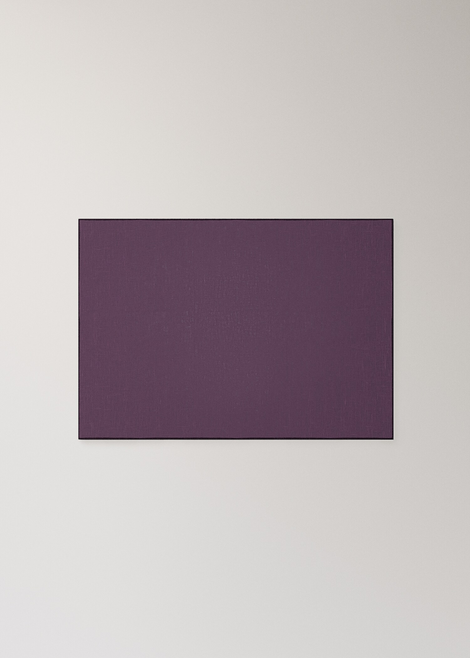 Linen overlock contrast resinated placemat - Article without model