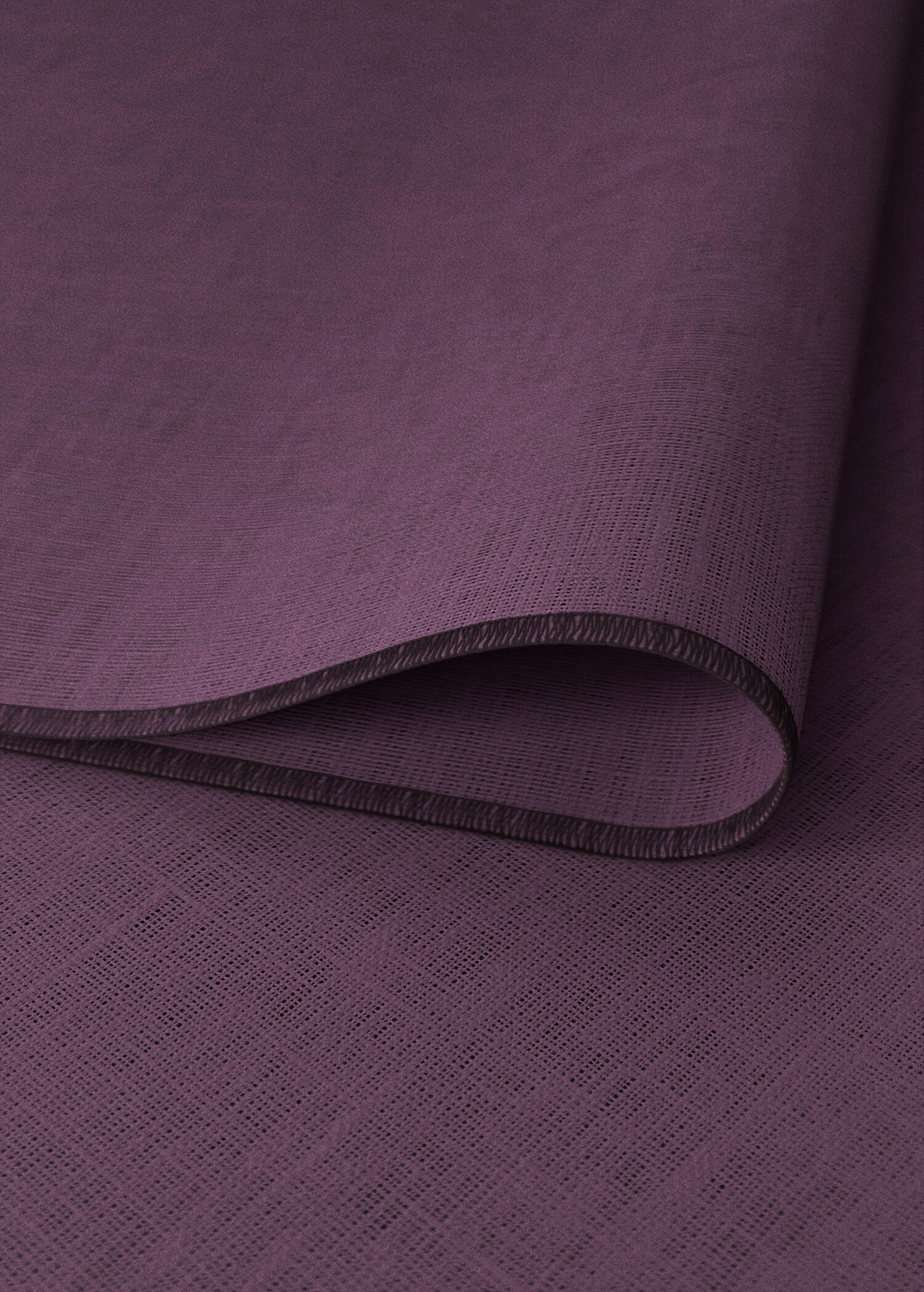 Linen overlock contrast resinated placemat - Details of the article 2