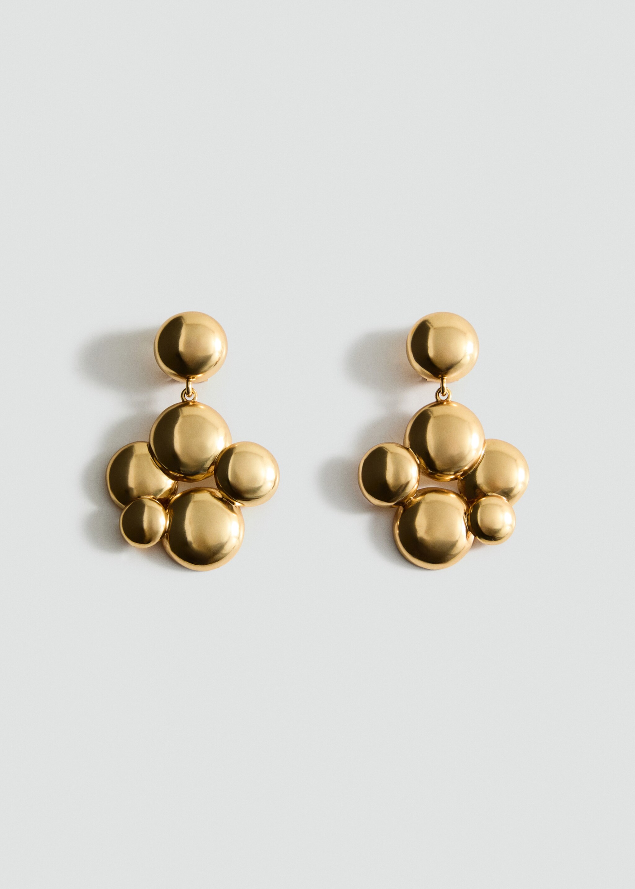 Round dangle earrings - Article without model