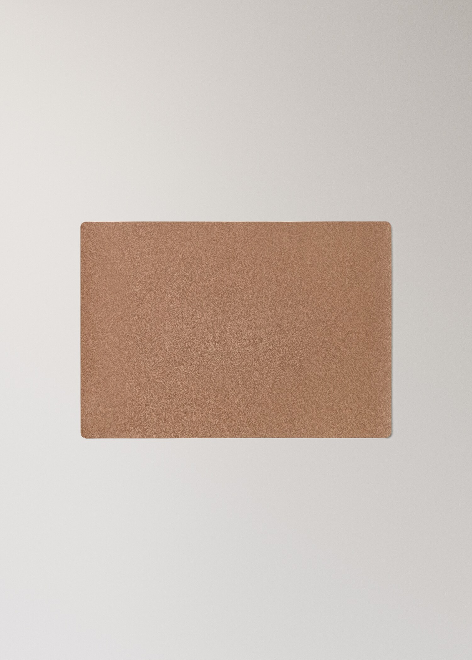 Rectangular leather-effect placemat - Article without model