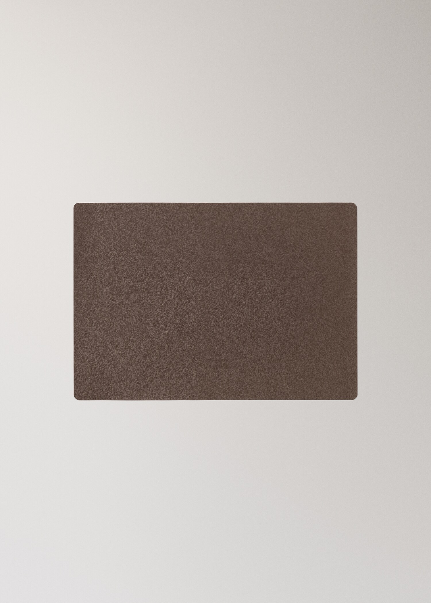 Rectangular leather-effect placemat - Article without model