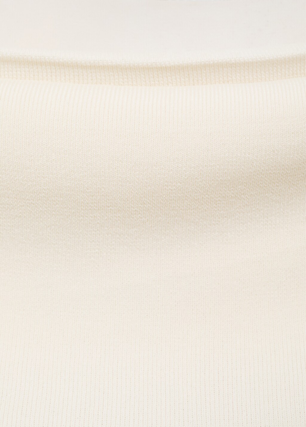 Mango Strapless knitted top