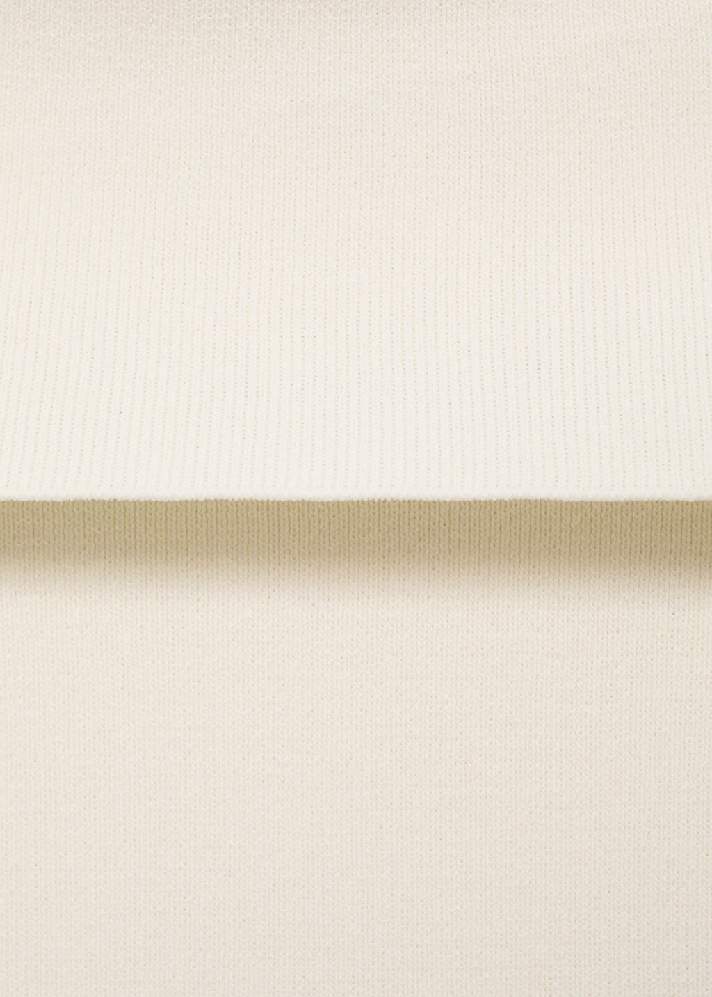 Mango Strapless knitted top