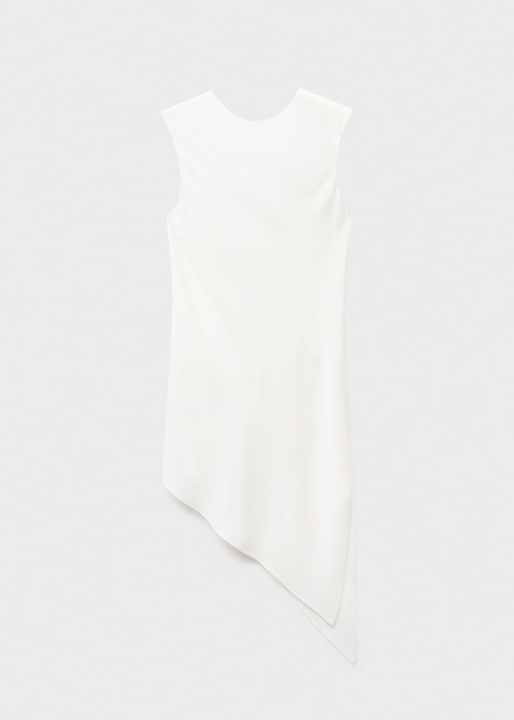 Mango Asymmetrical satin top