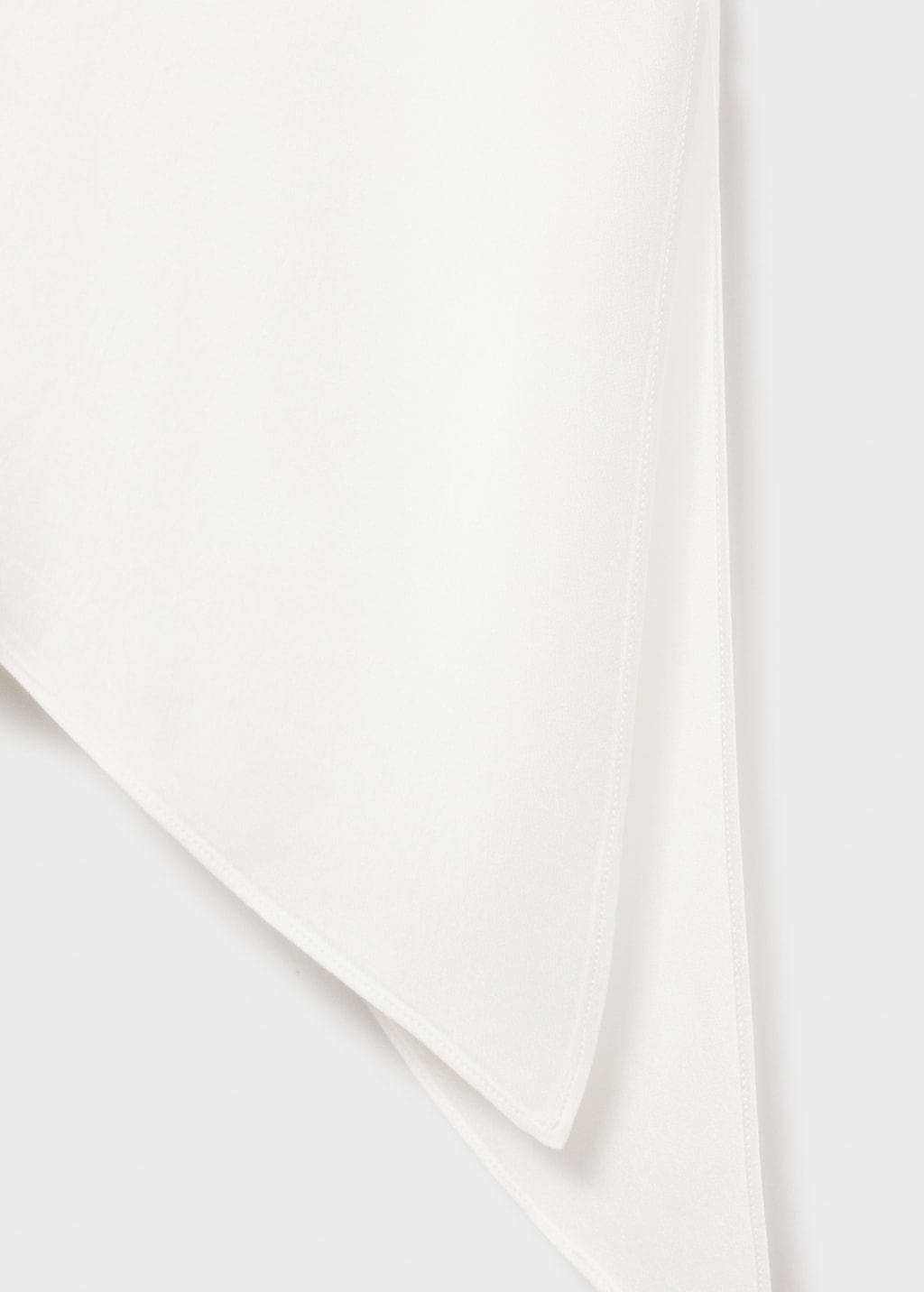 Mango Asymmetrical satin top
