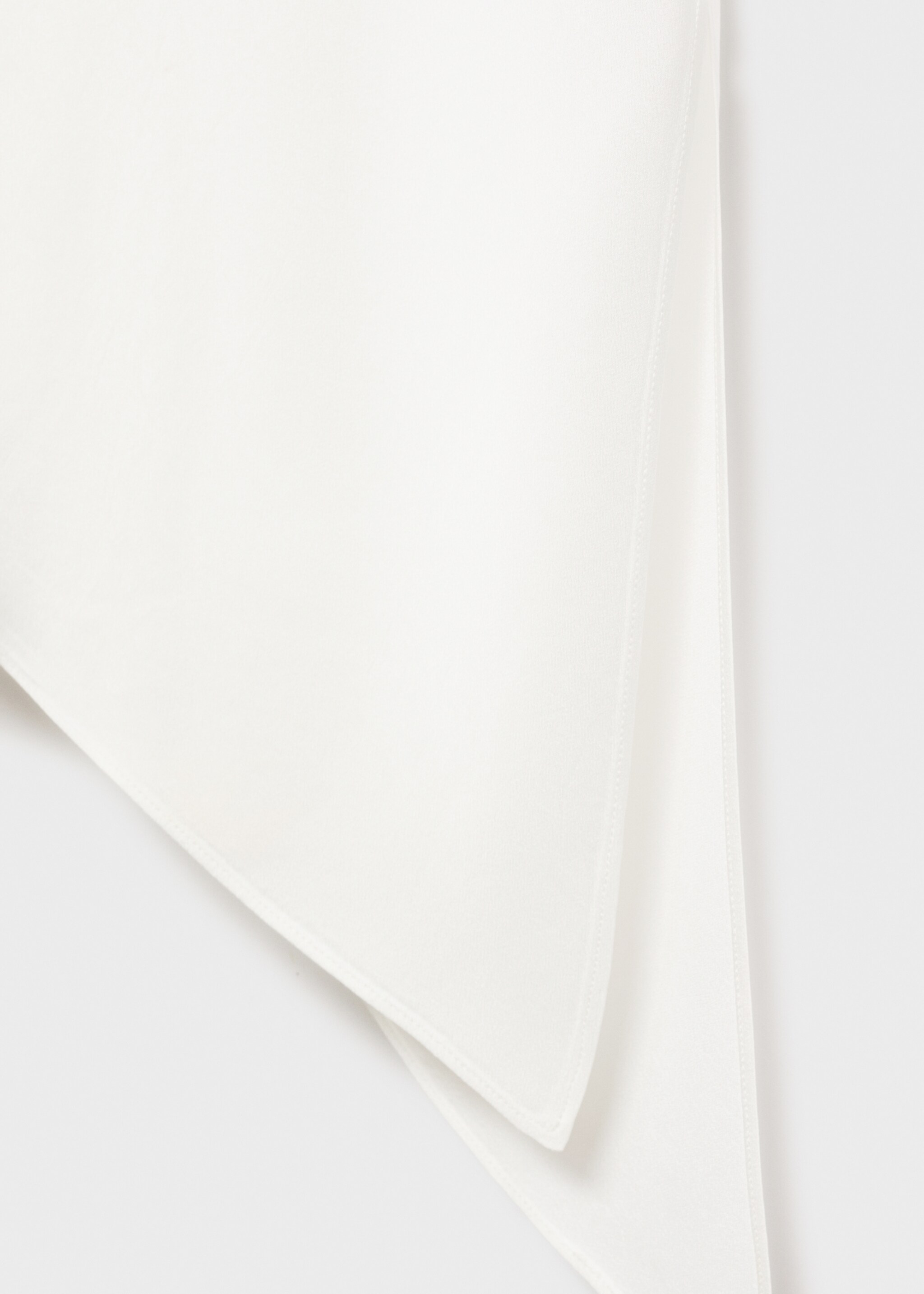 Top satiné asymétrique - Détail de l'article 0, Blanc. Ref: 17024148-00.