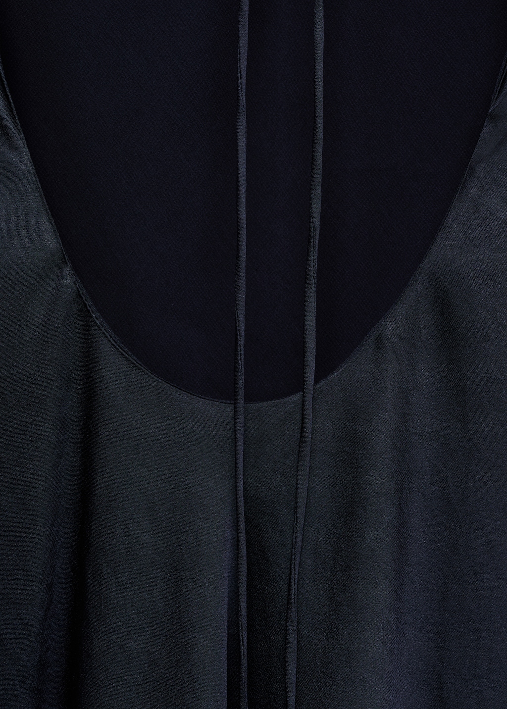 Mango Asymmetrical satin top