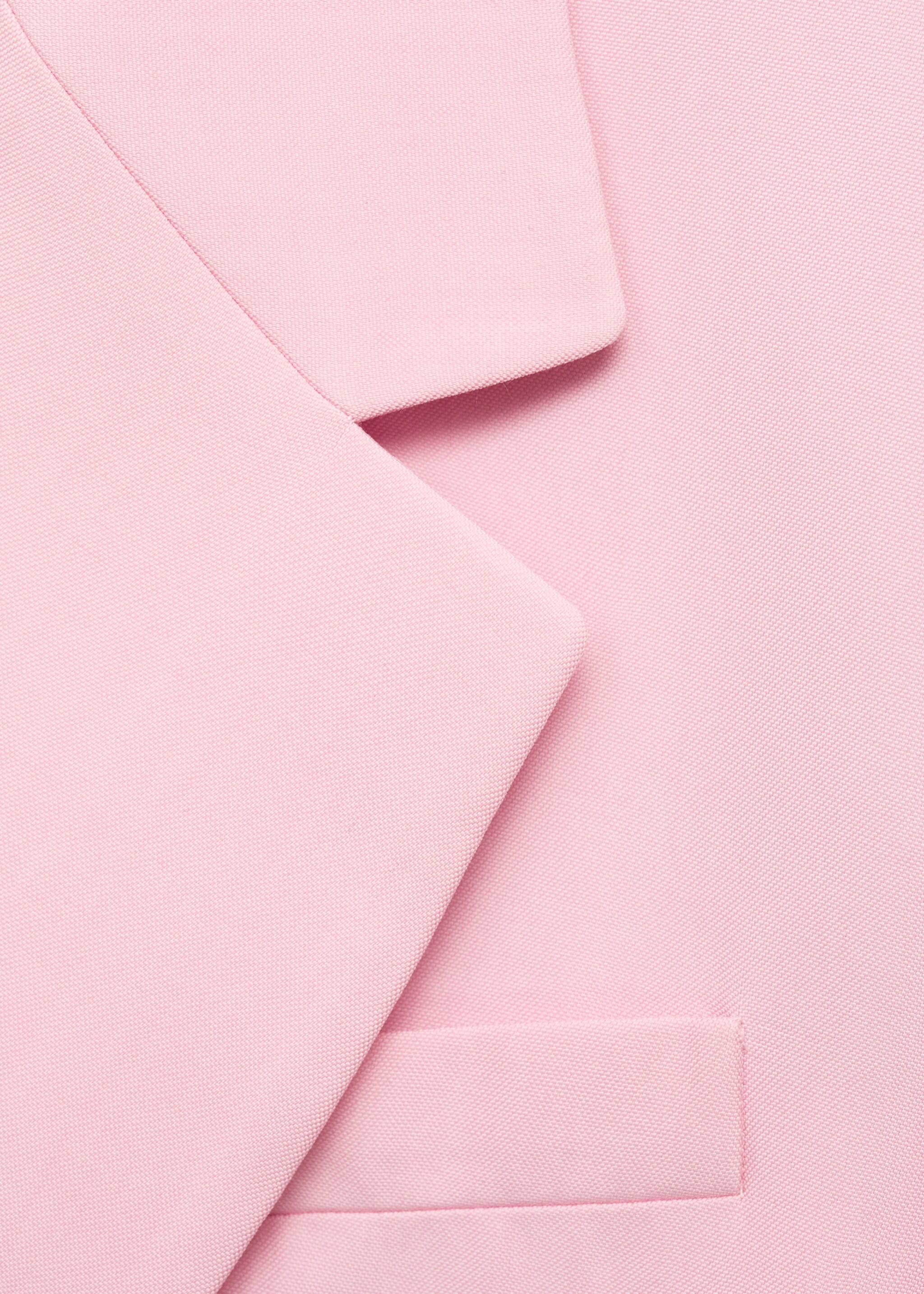 Blazer de fato assertoado - Pormenor do artigo 0, Rosa. Ref: 17024149-00.