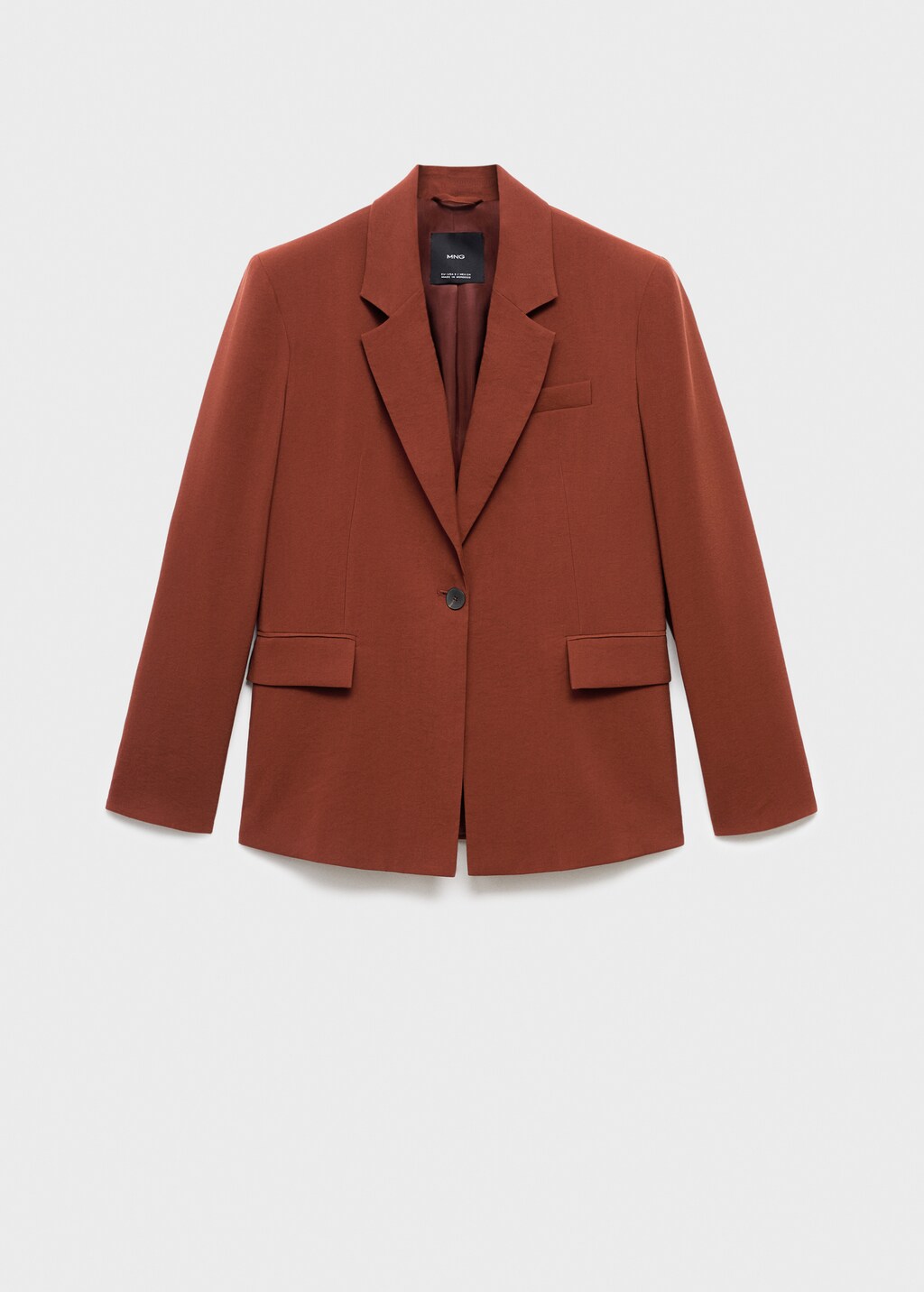 Modal suit blazer