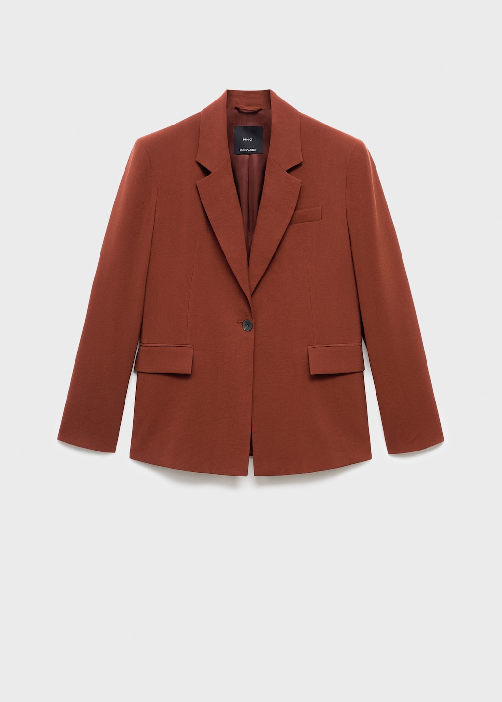 Modal suit blazer