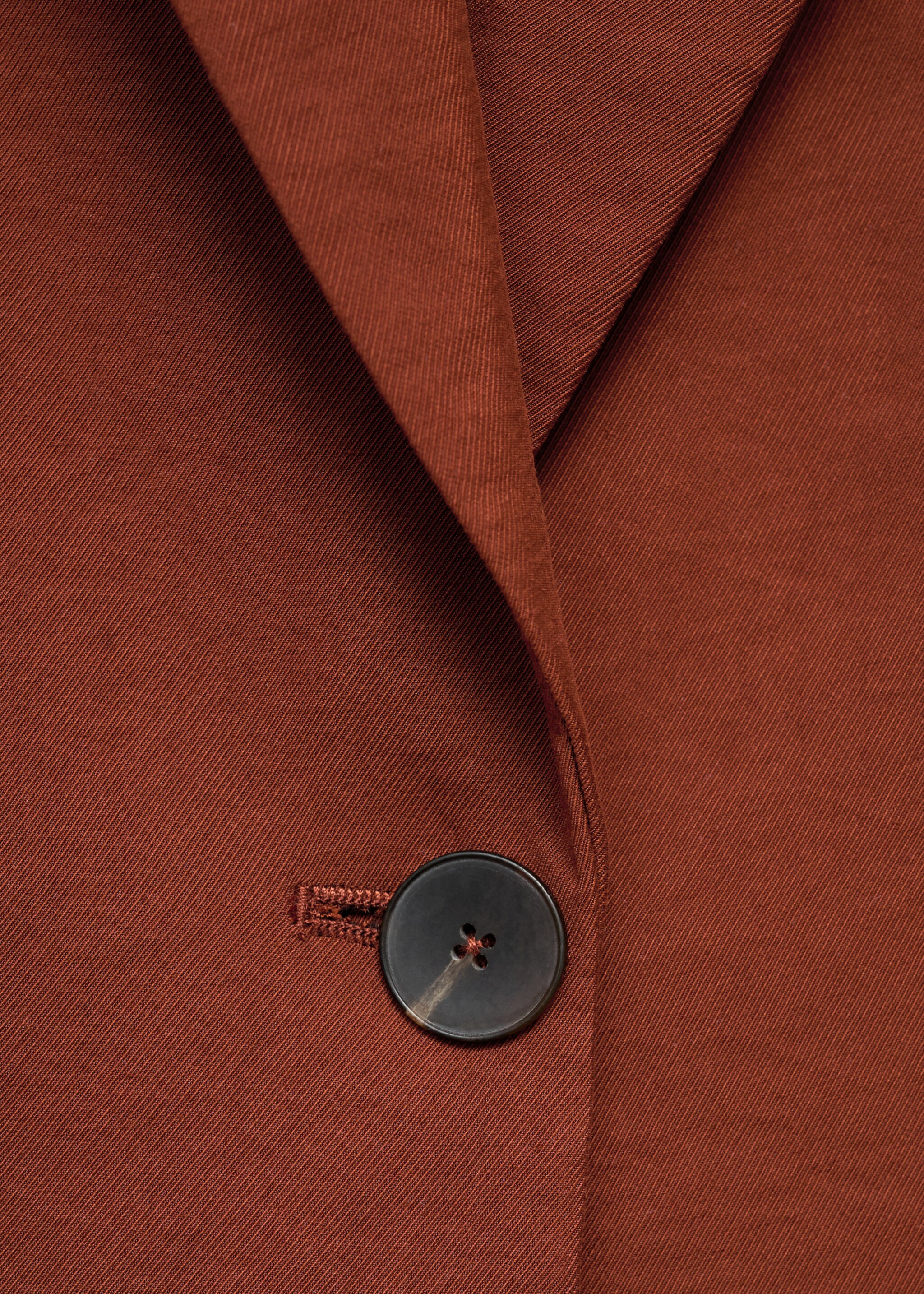 Blazer de costume modal - Détail de l'article 0, Orange brûlé. Ref: 17024150-00.