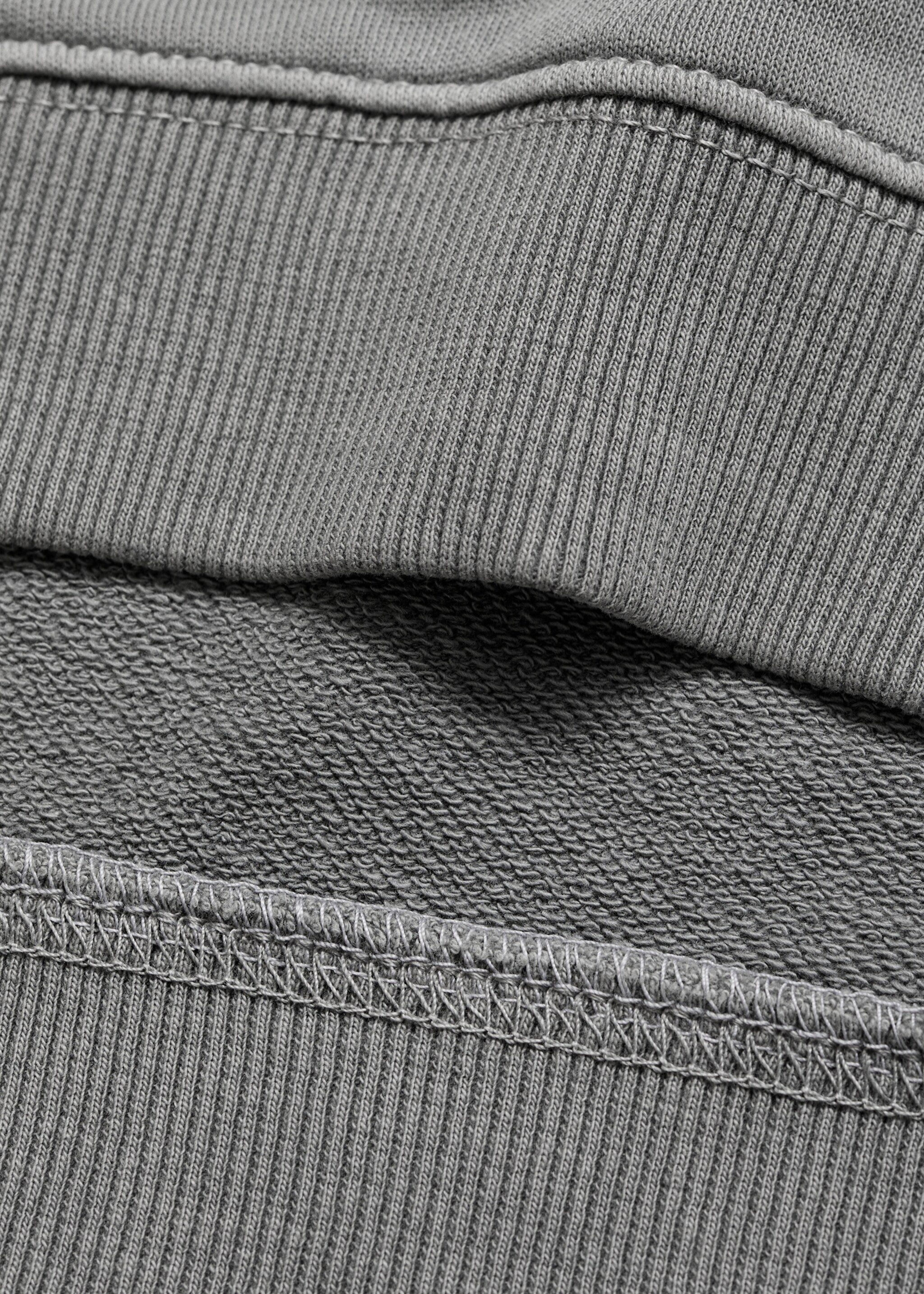 Sudadera algodón estampada - Detalle del artículo 0, Gris. Ref: 17024419-00.