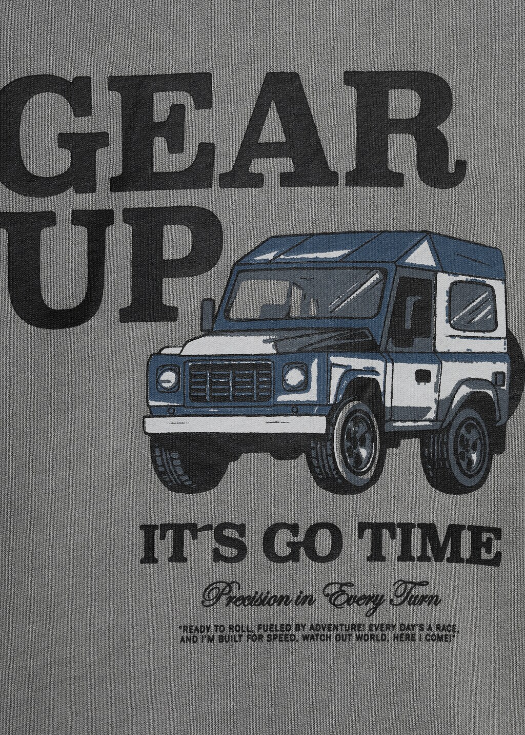 Printed cotton sweatshirt