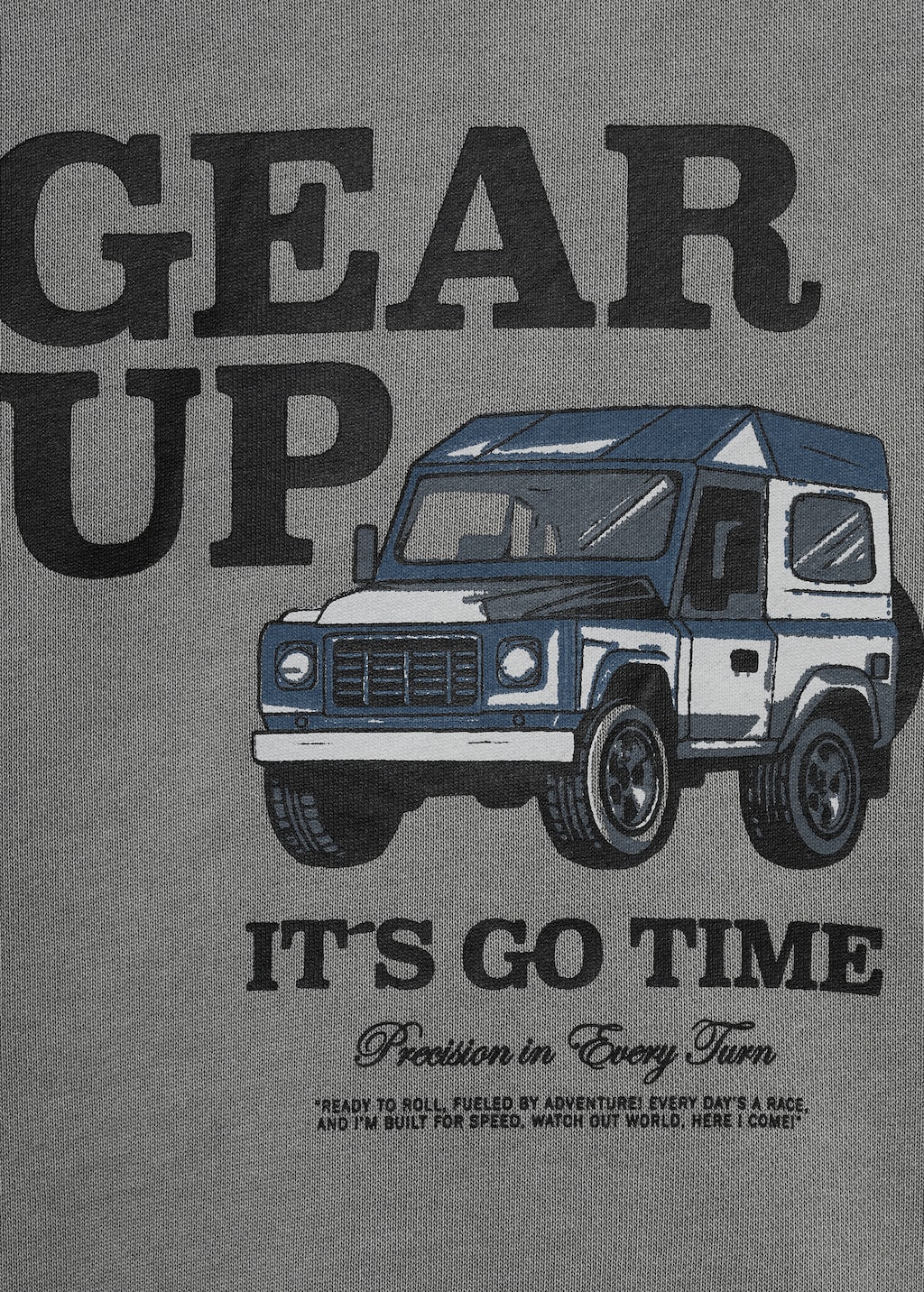 Printed cotton sweatshirt