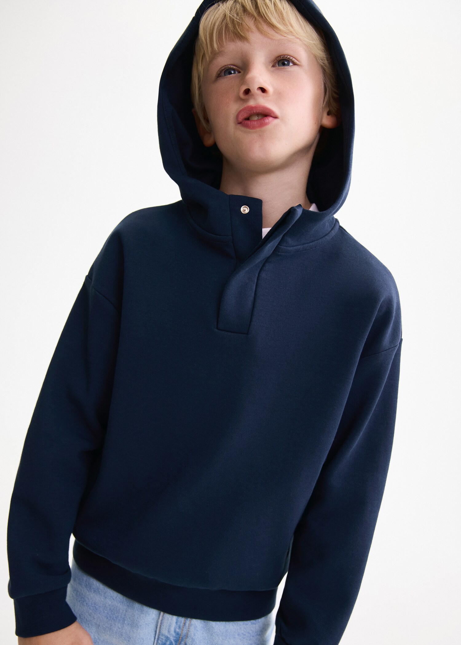 Hoodie cotton sweatshirt - Details of the article 1