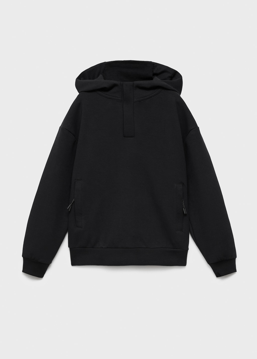 Interlocking cotton sweatshirt