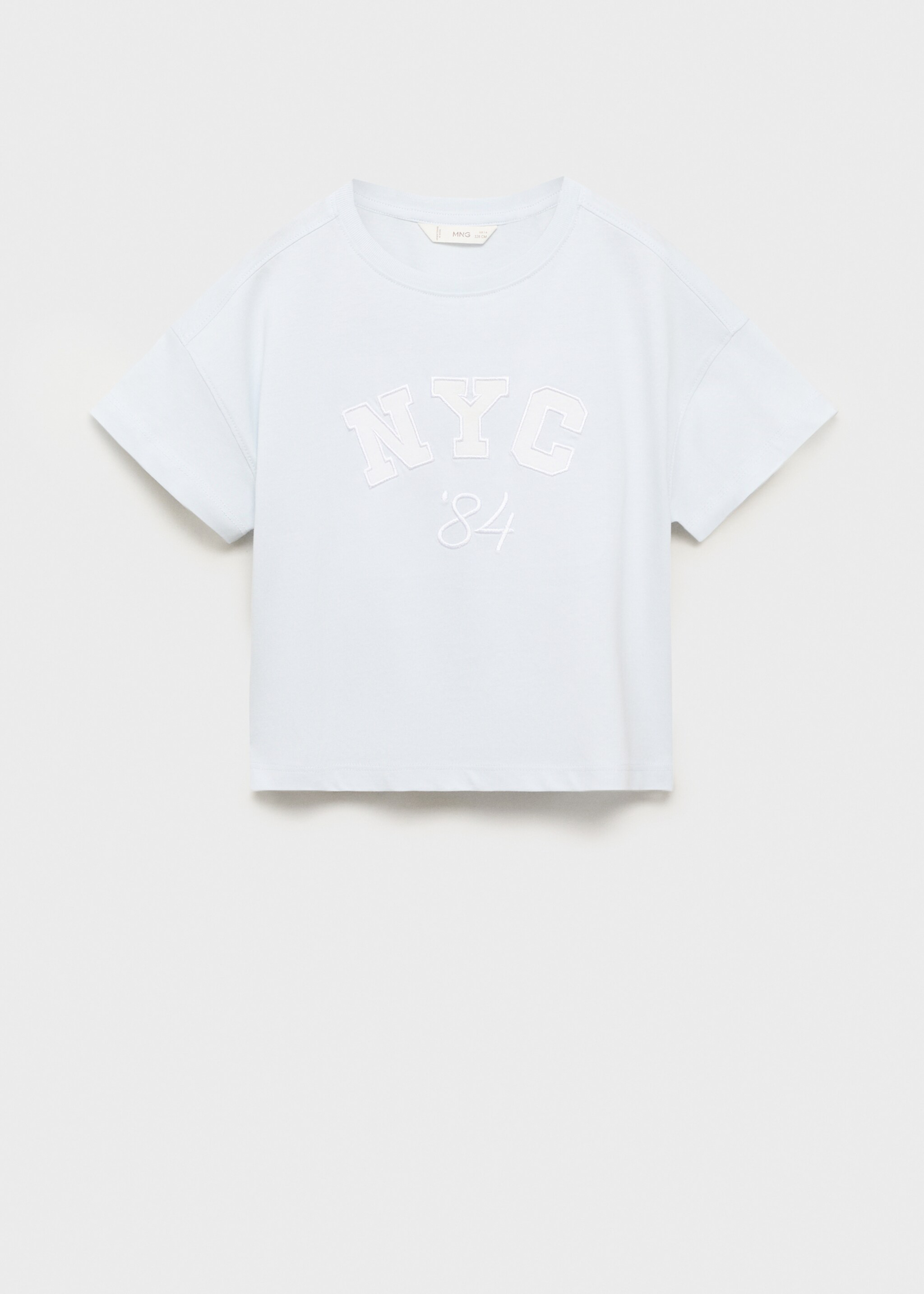 T-shirt celeste - Article without model