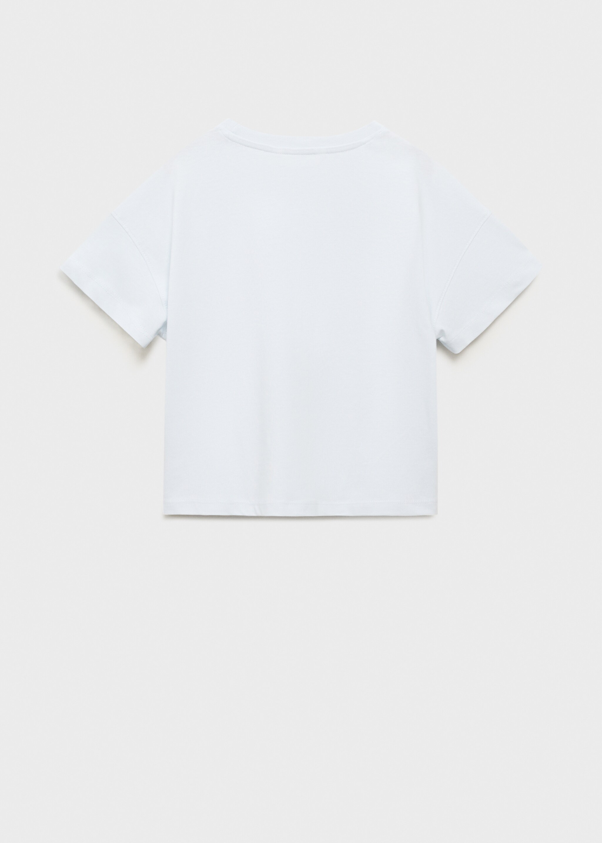 T-shirt celeste - Reverse of the article