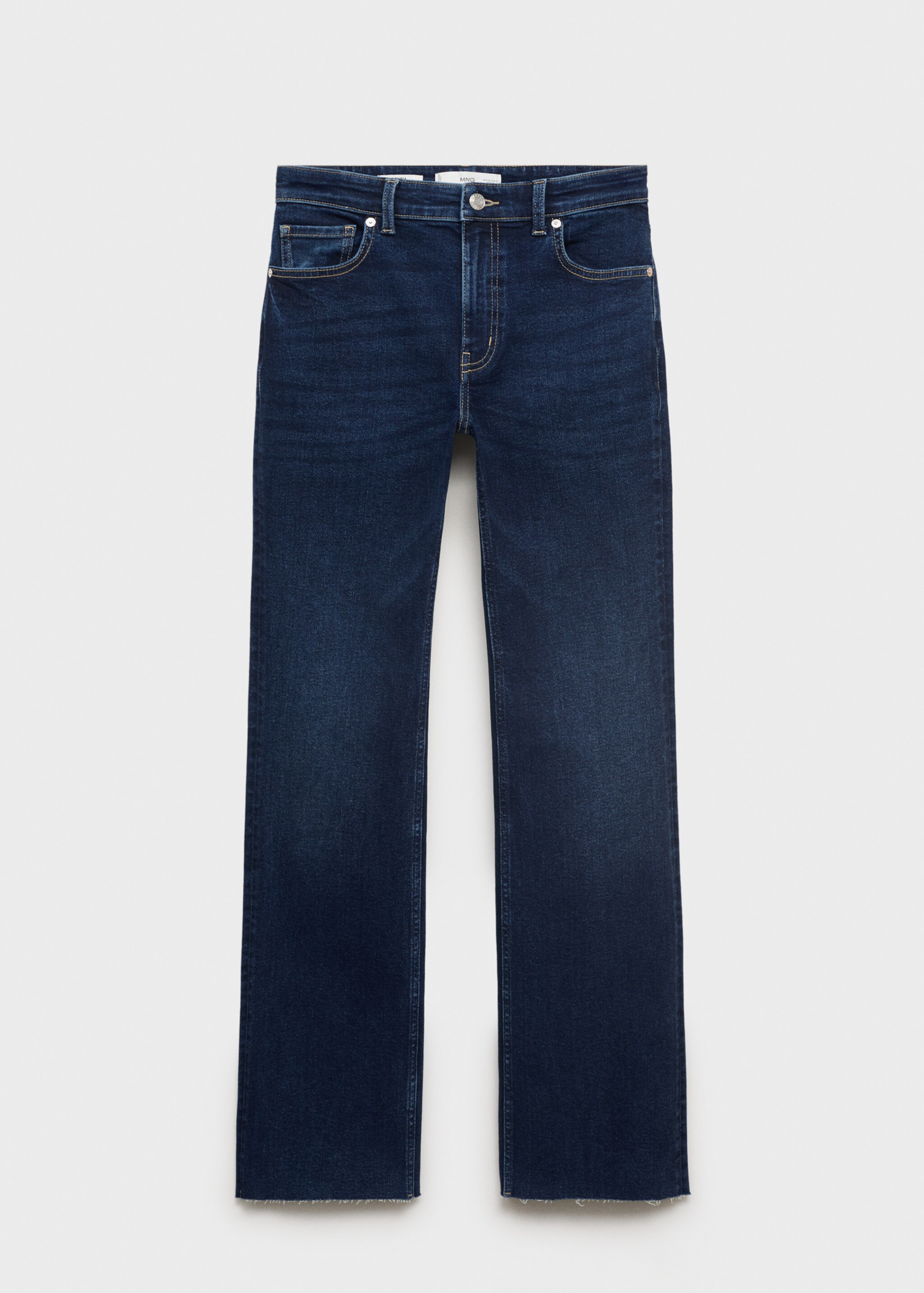 Sienna flared cropped jeans - Article without model, Dark Blue. Ref: 17024425-00.